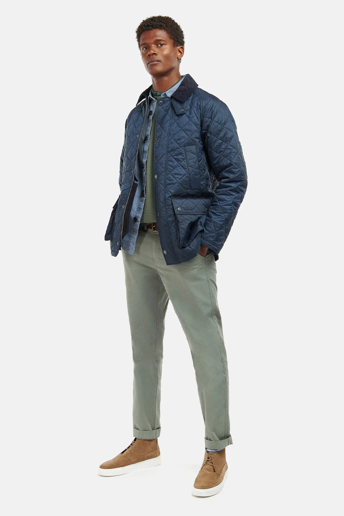 Ashby Quilted Jacket - NAVY