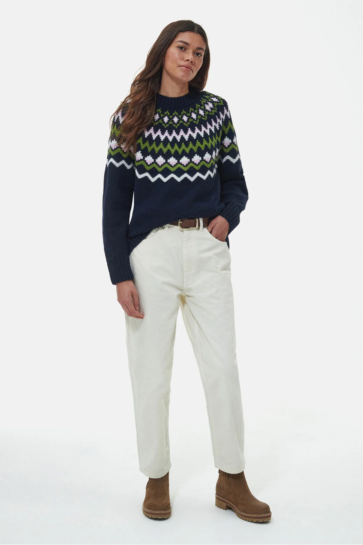 Chesil Knitted Jumper - NAVY