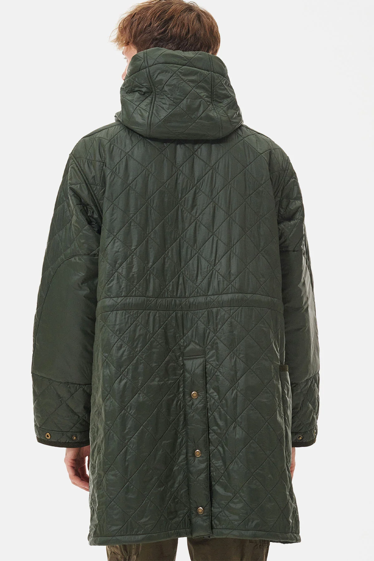 Overnight Polar Quilted Parka Jacket - OLIVE