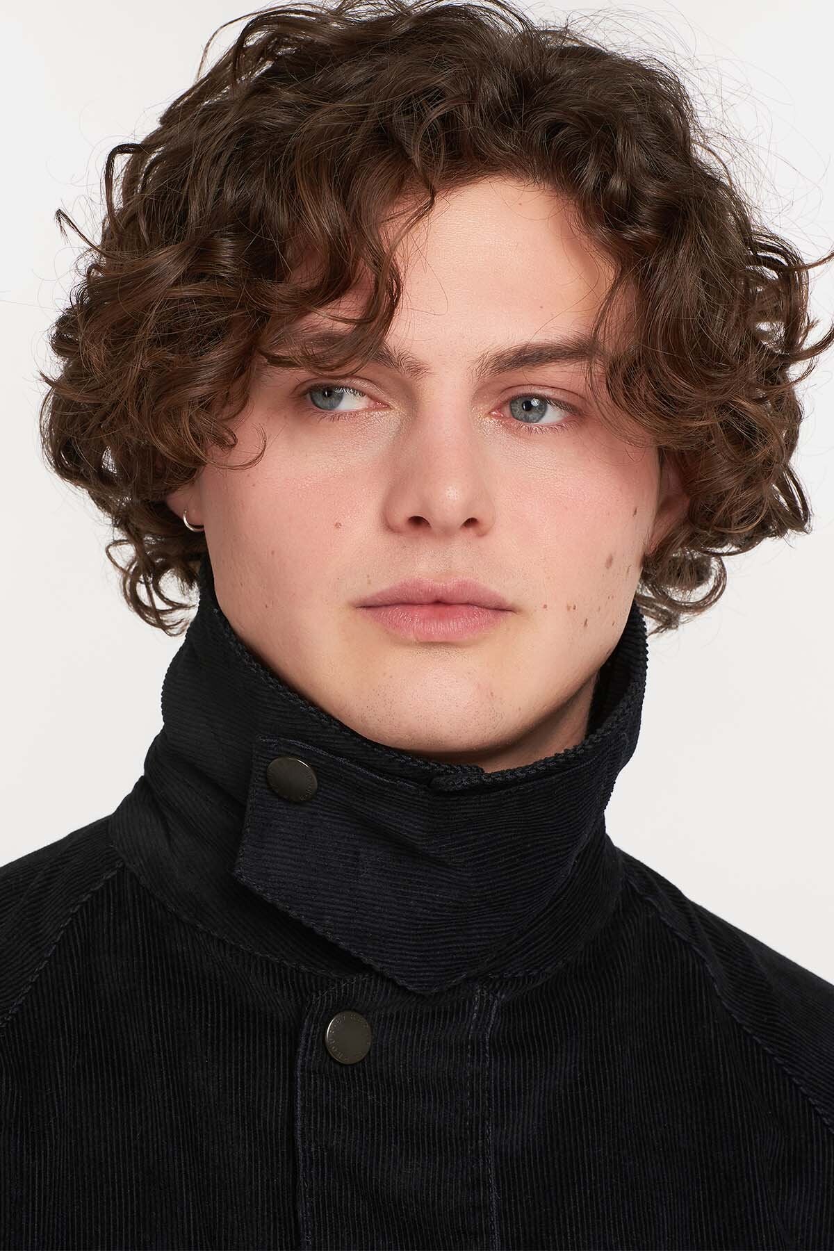 Velvet Bedale Jacket - NAVY