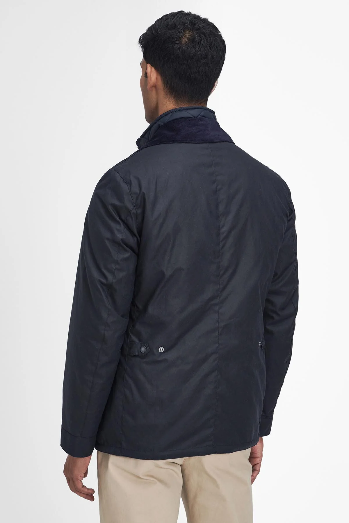 Craster Waxed Jacket - NAVY