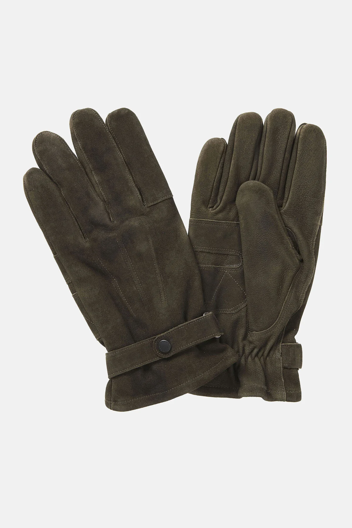 Leather Thinsulate Gloves - OLIVE