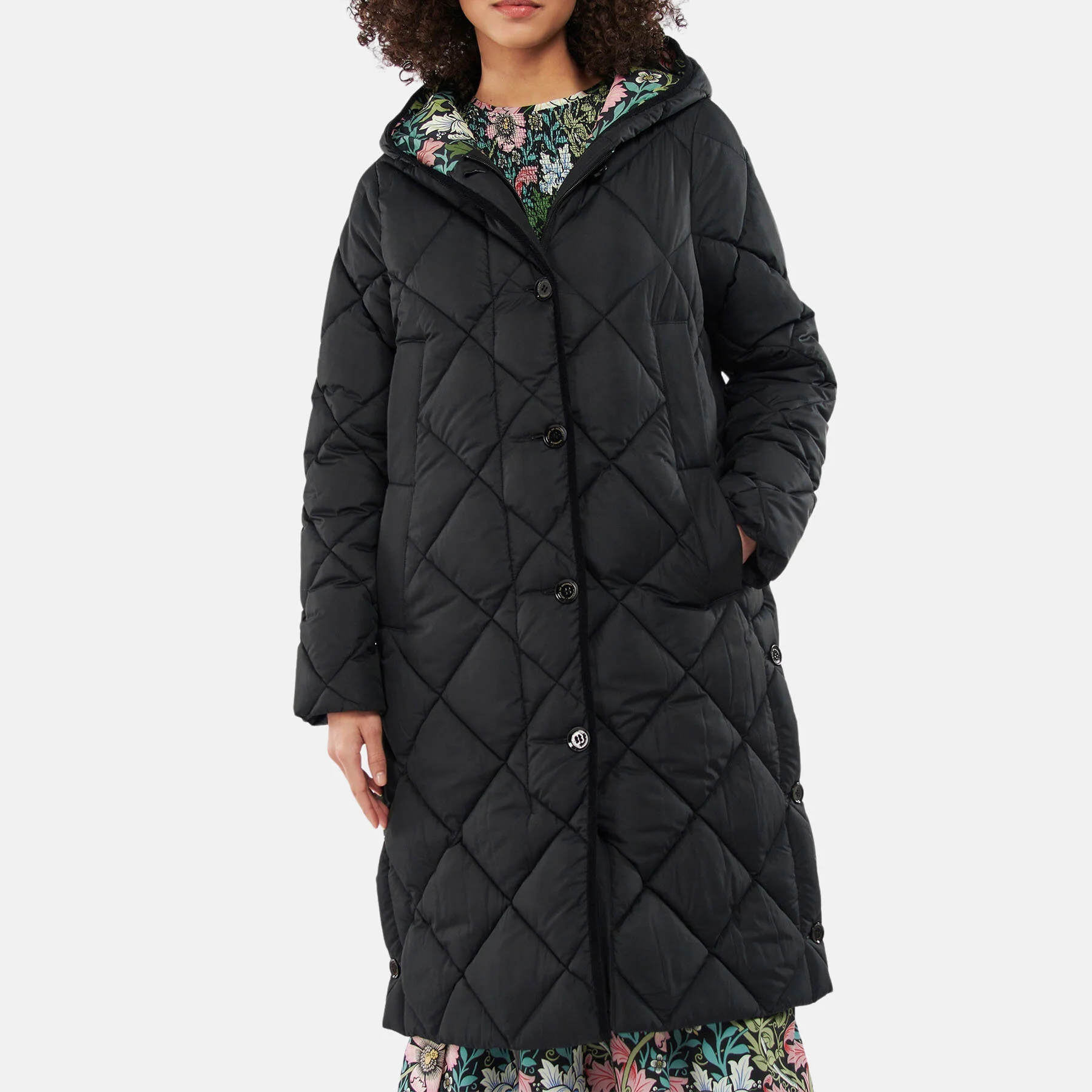 Valette Quilted Jacket - BLACK CROMPTON ONYX