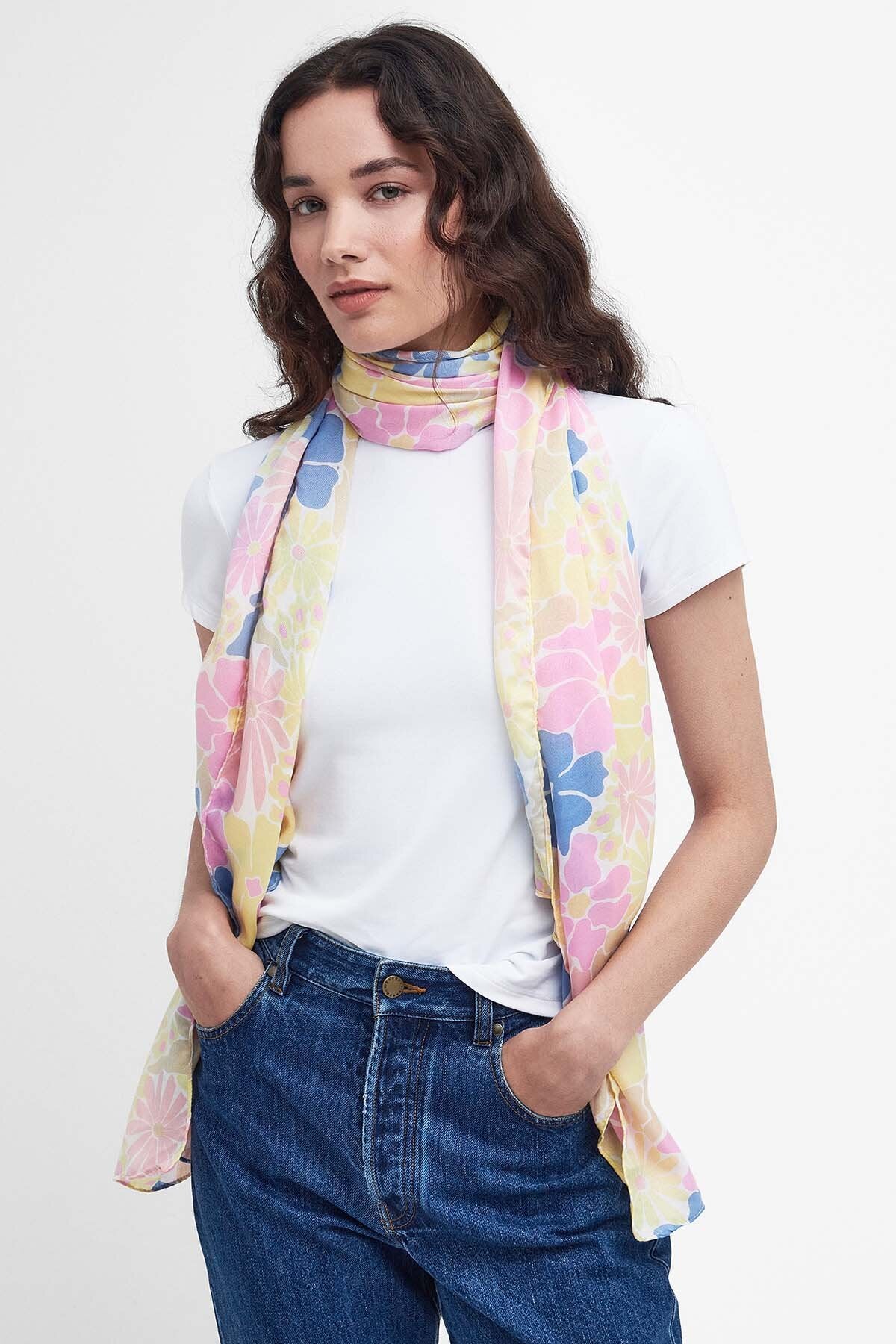Floral Scarf - LEMONADE