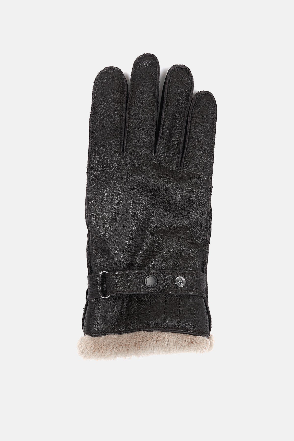Leather Utility Gloves - BLACK