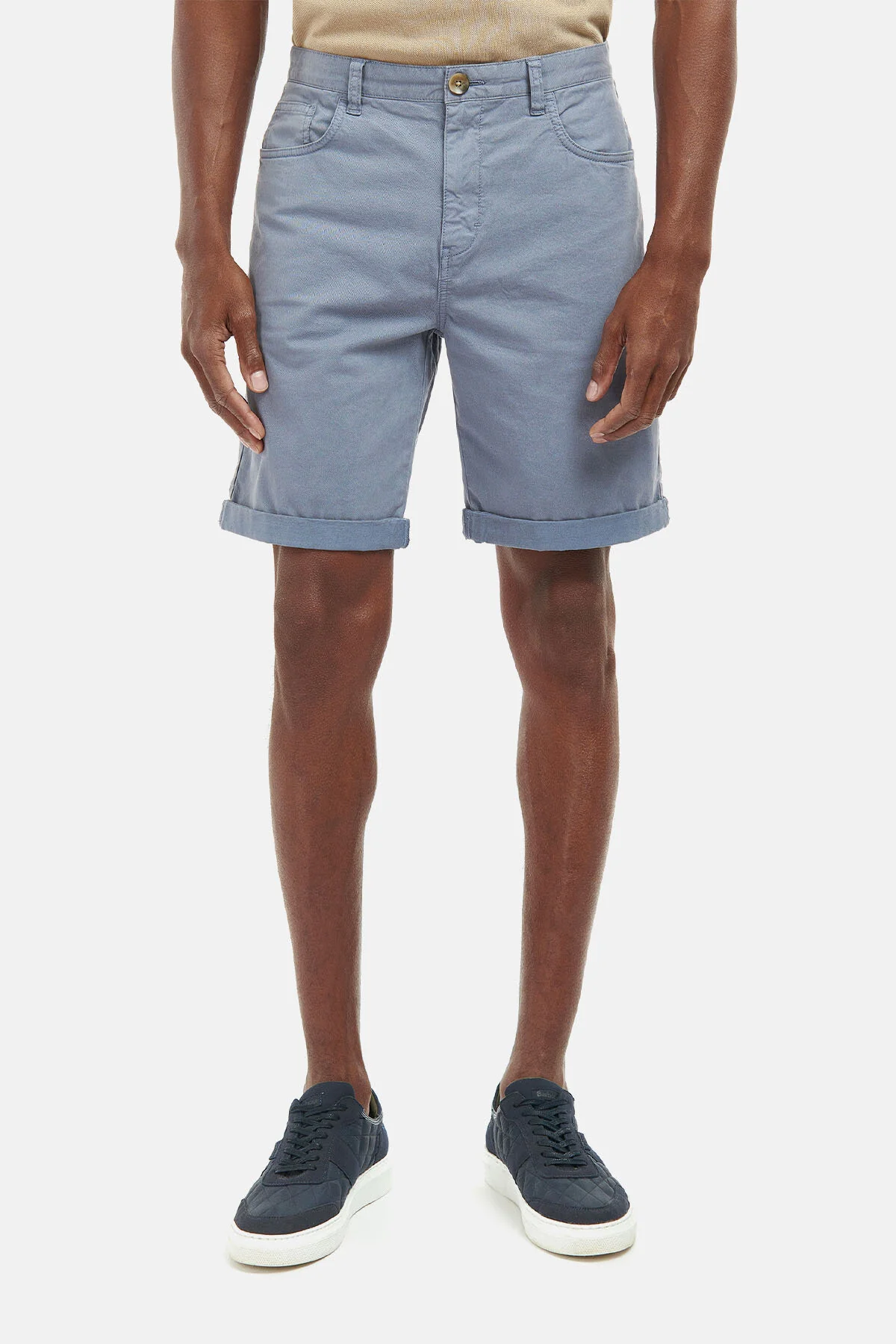 Twill Shorts - WASHED BLUE