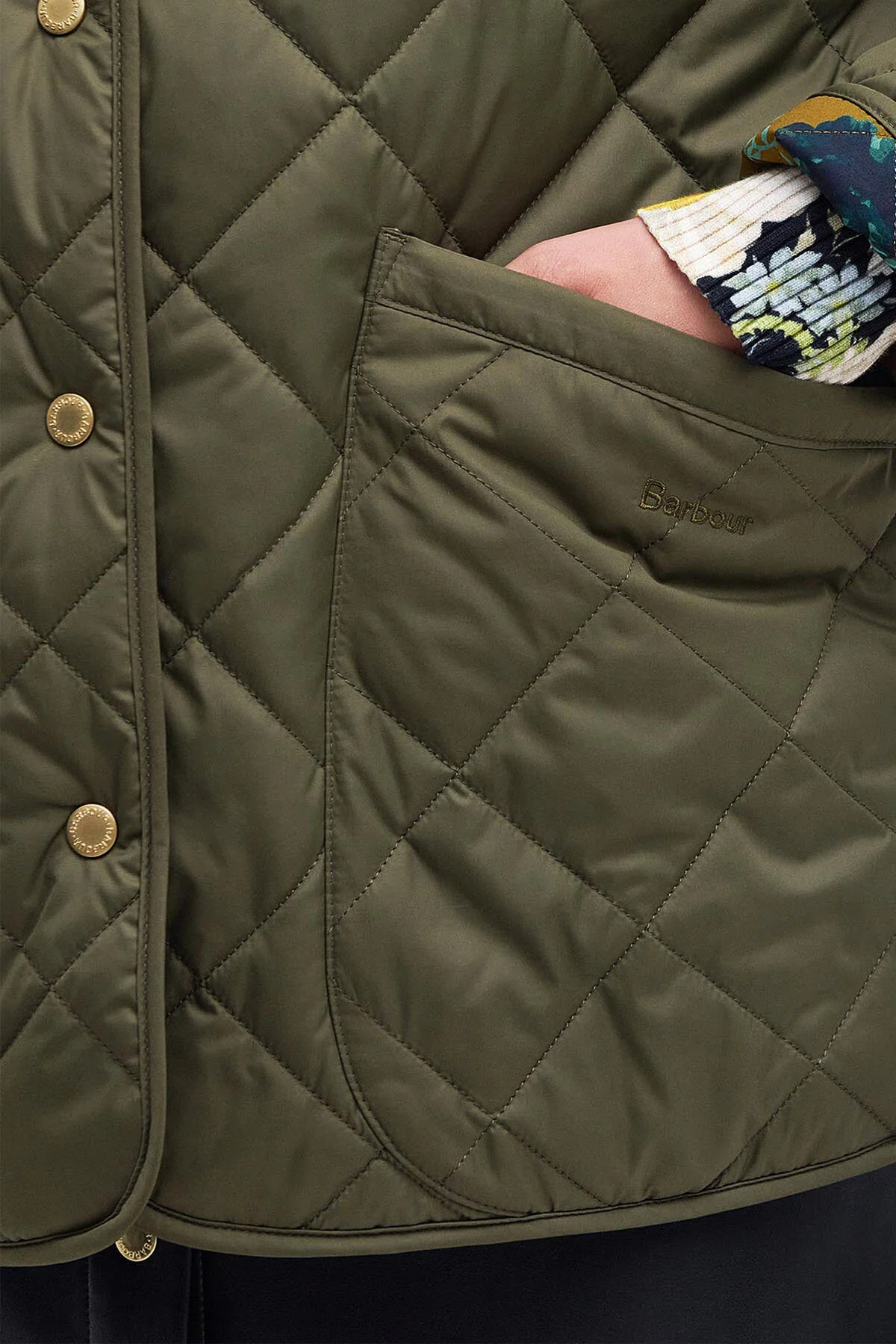 Daintry Reversible Quilted Jacket - FERN/OPIA