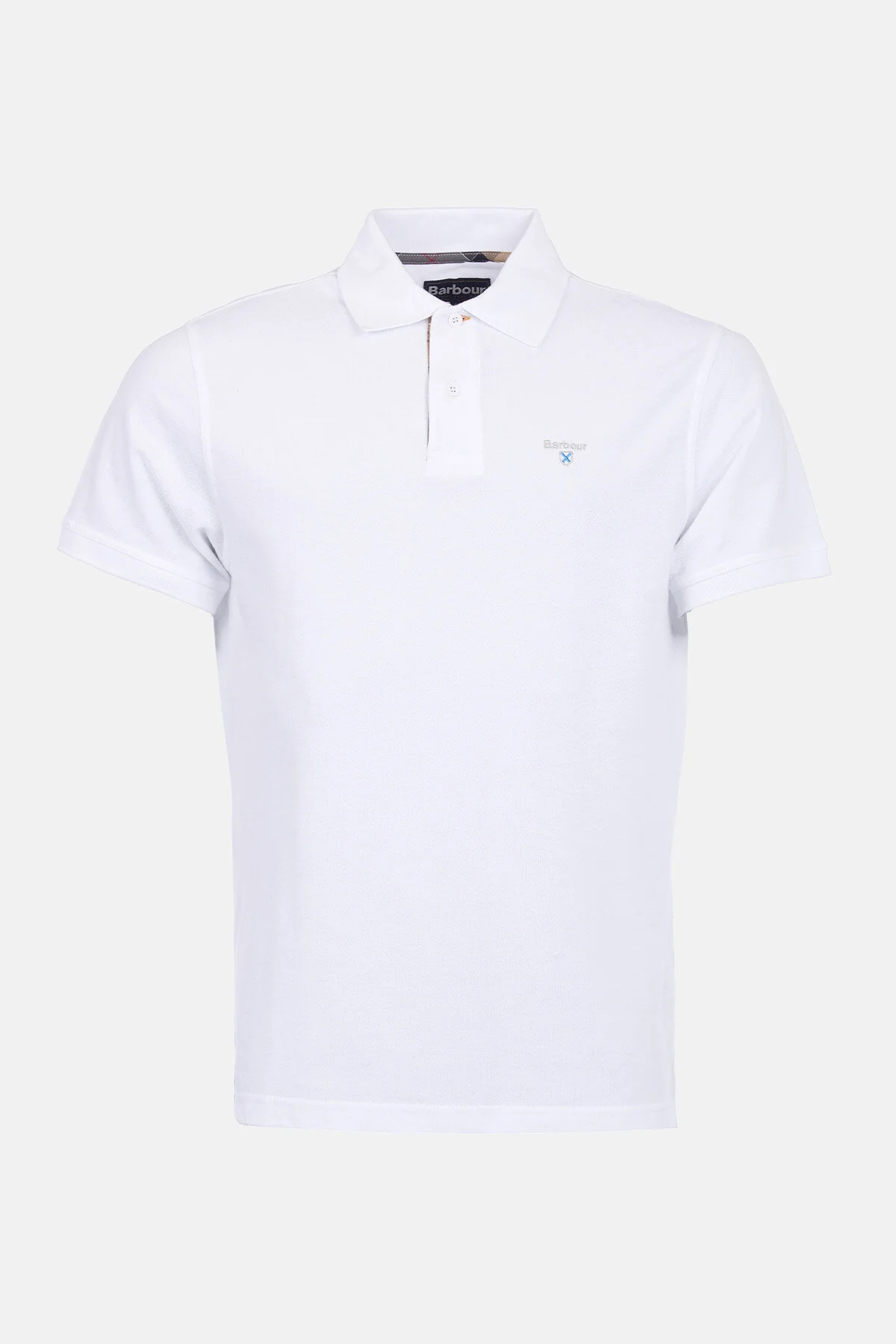Polo Tartan Pique - WHITE/DRESS