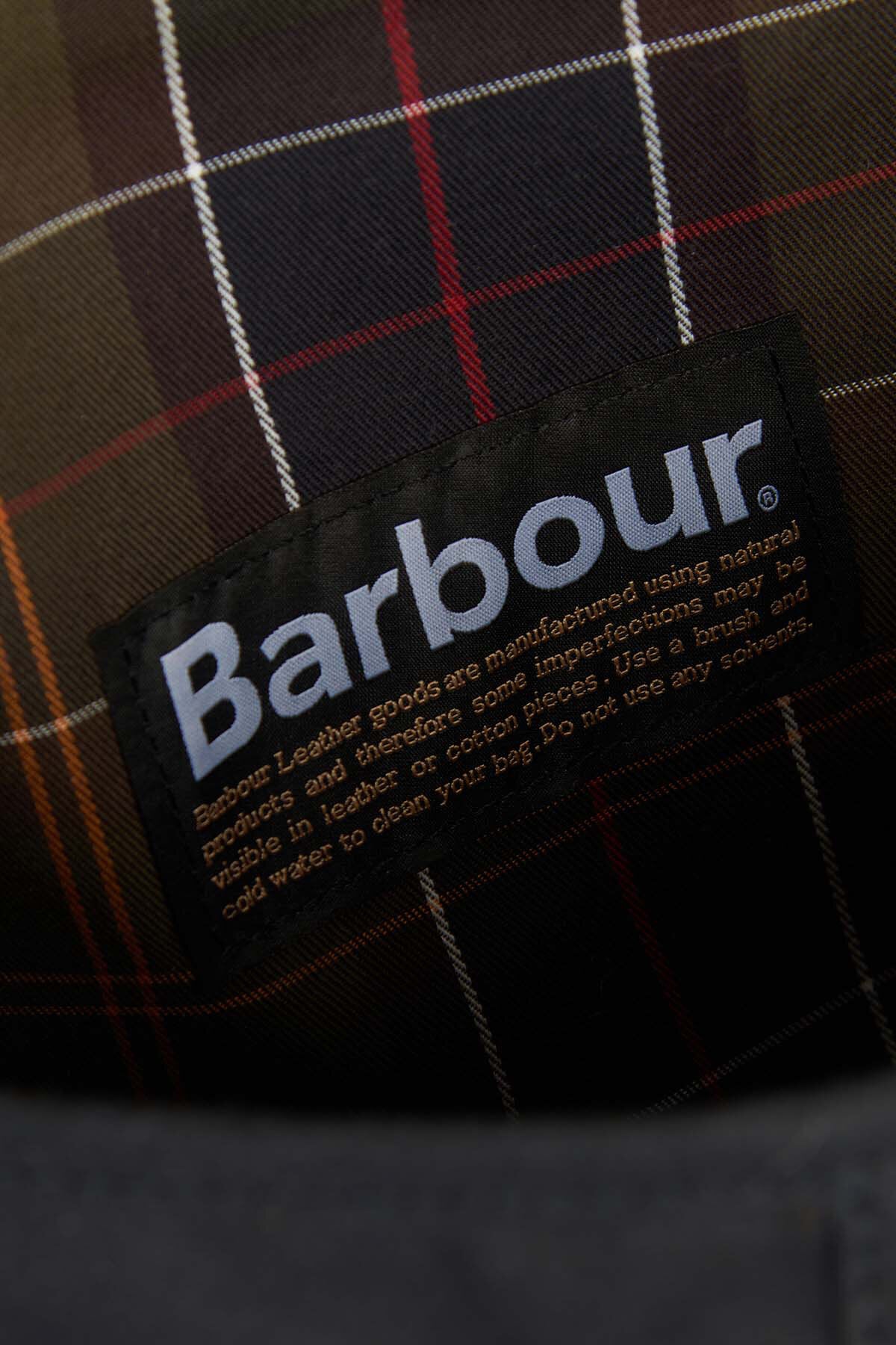 Wax Leather Tarras Bag - NAVY