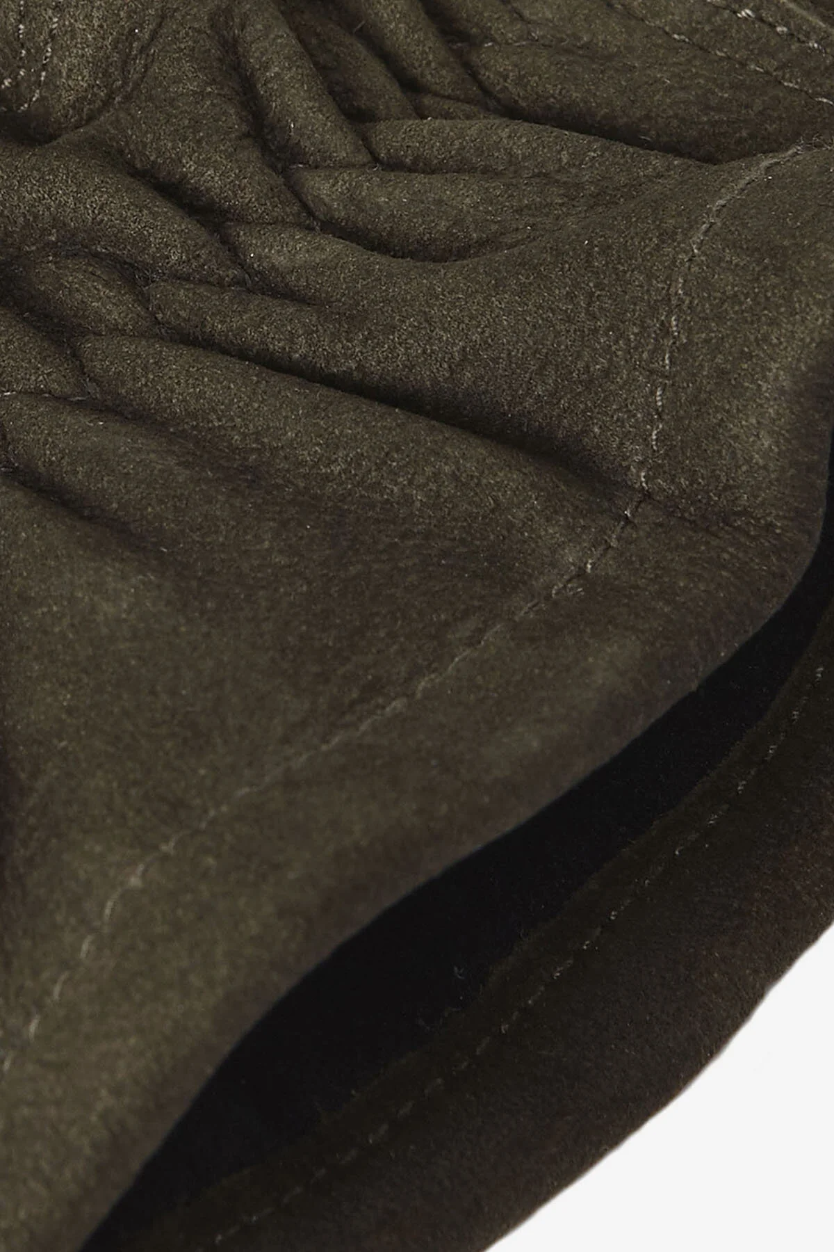 Leather Thinsulate Gloves - OLIVE