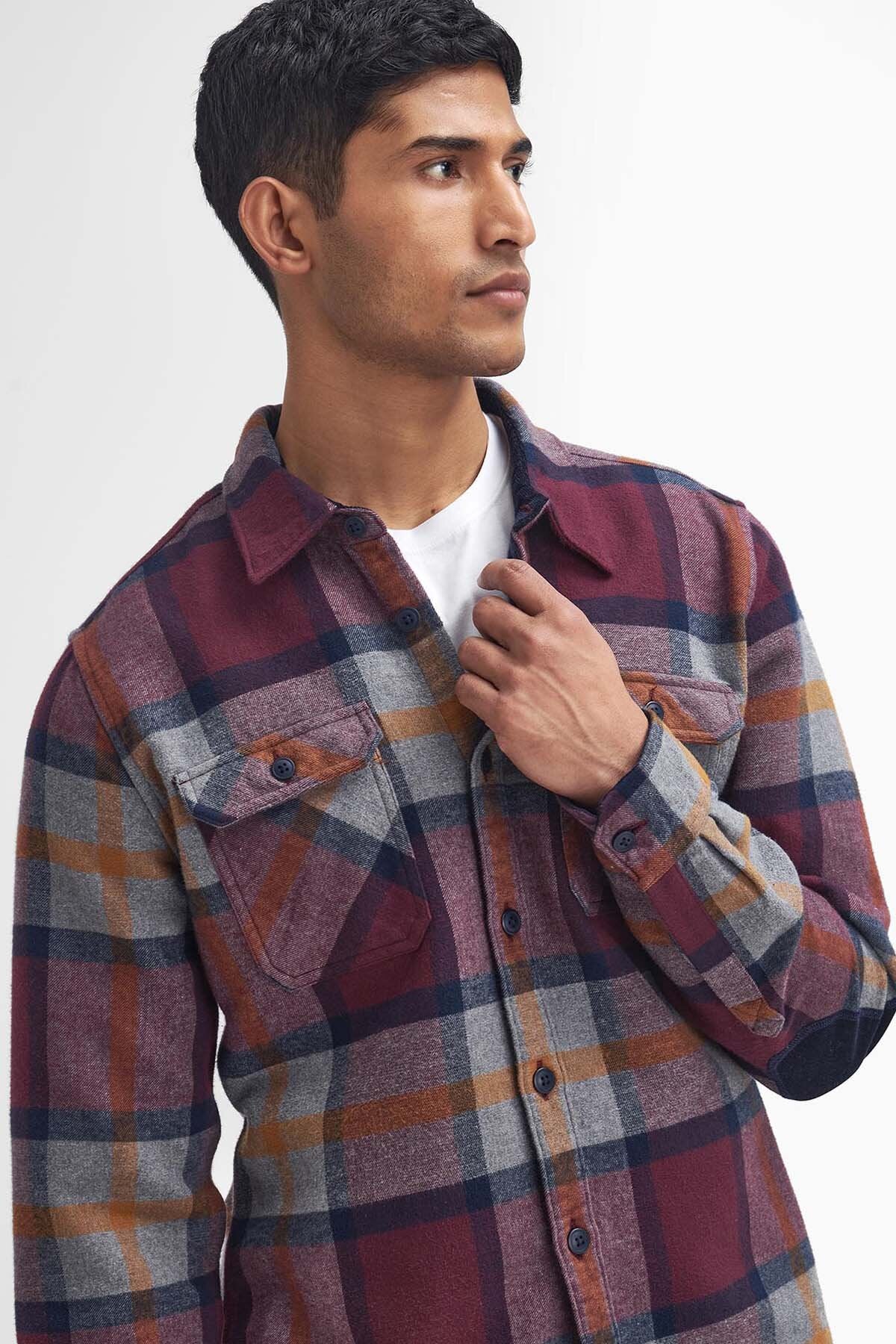 Rhobell Tailored Long-Sleeved Shirt - MERLOT