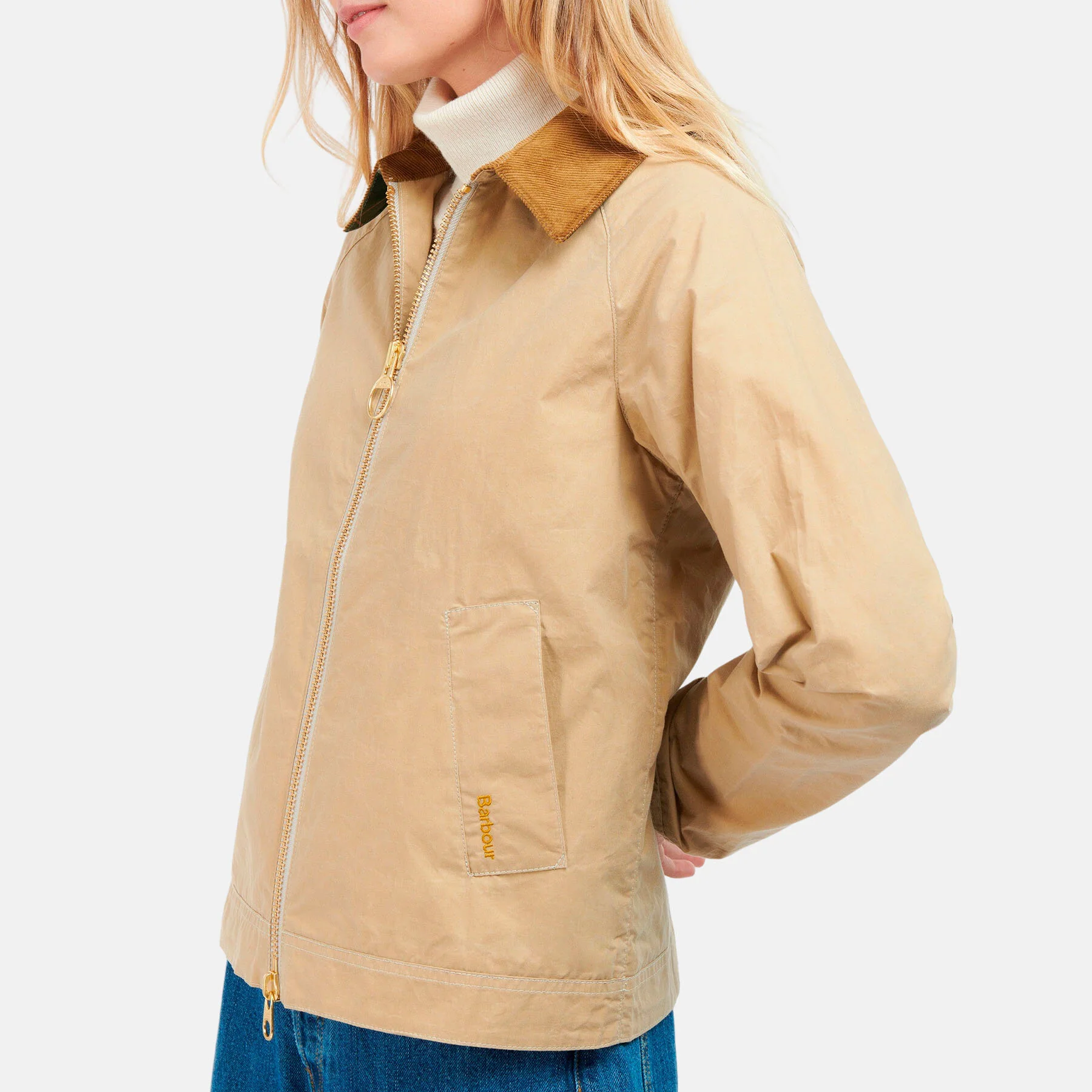 Campbell Showerproof Jacket - BEIGE/ANCIENT