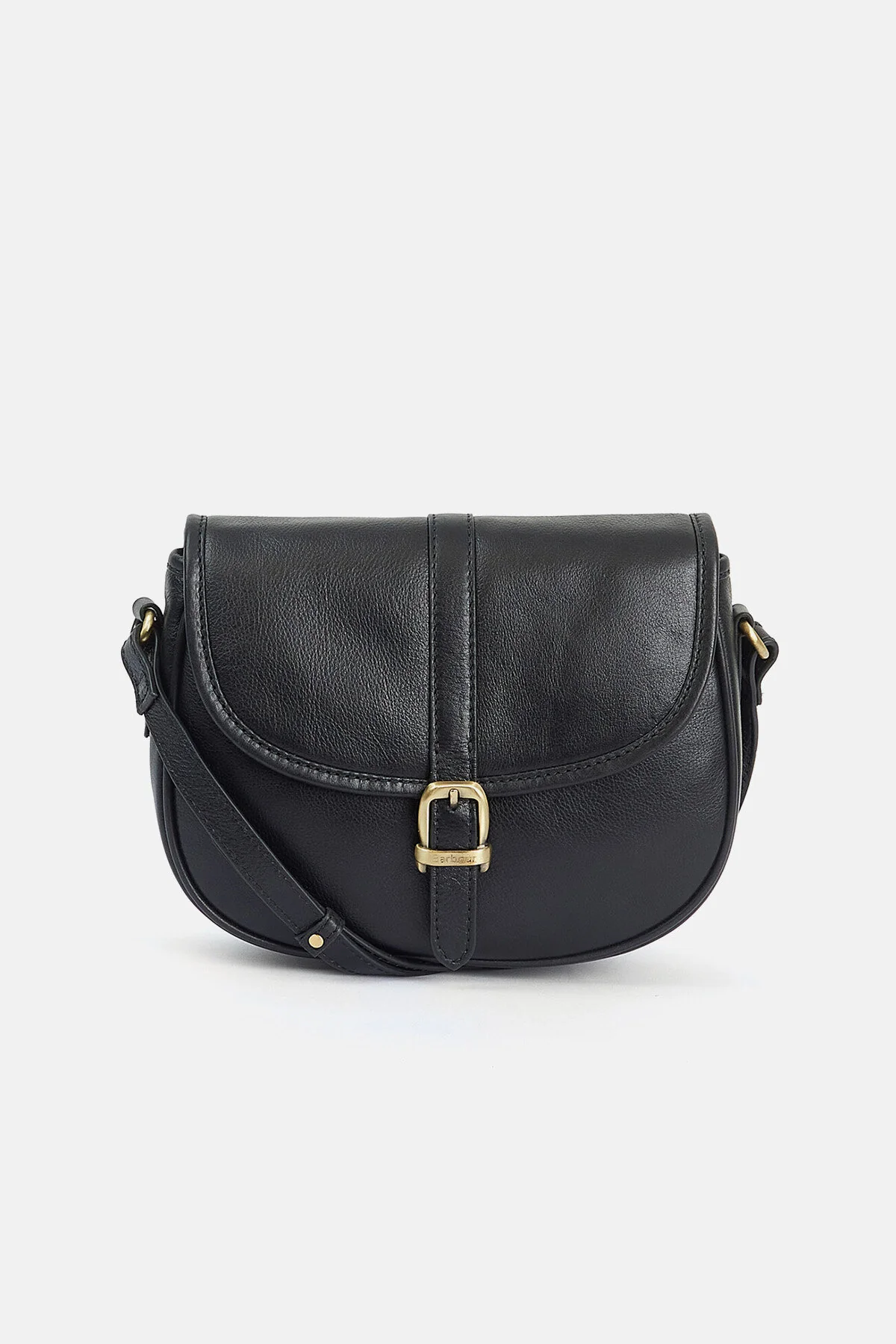 Laire Medium Saddle Bag - BLACK