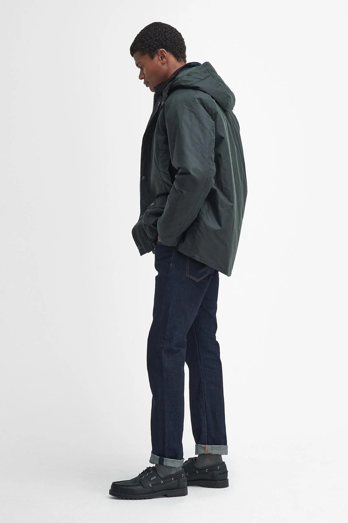 Modern Beaufort Waxed Jacket - SAGE