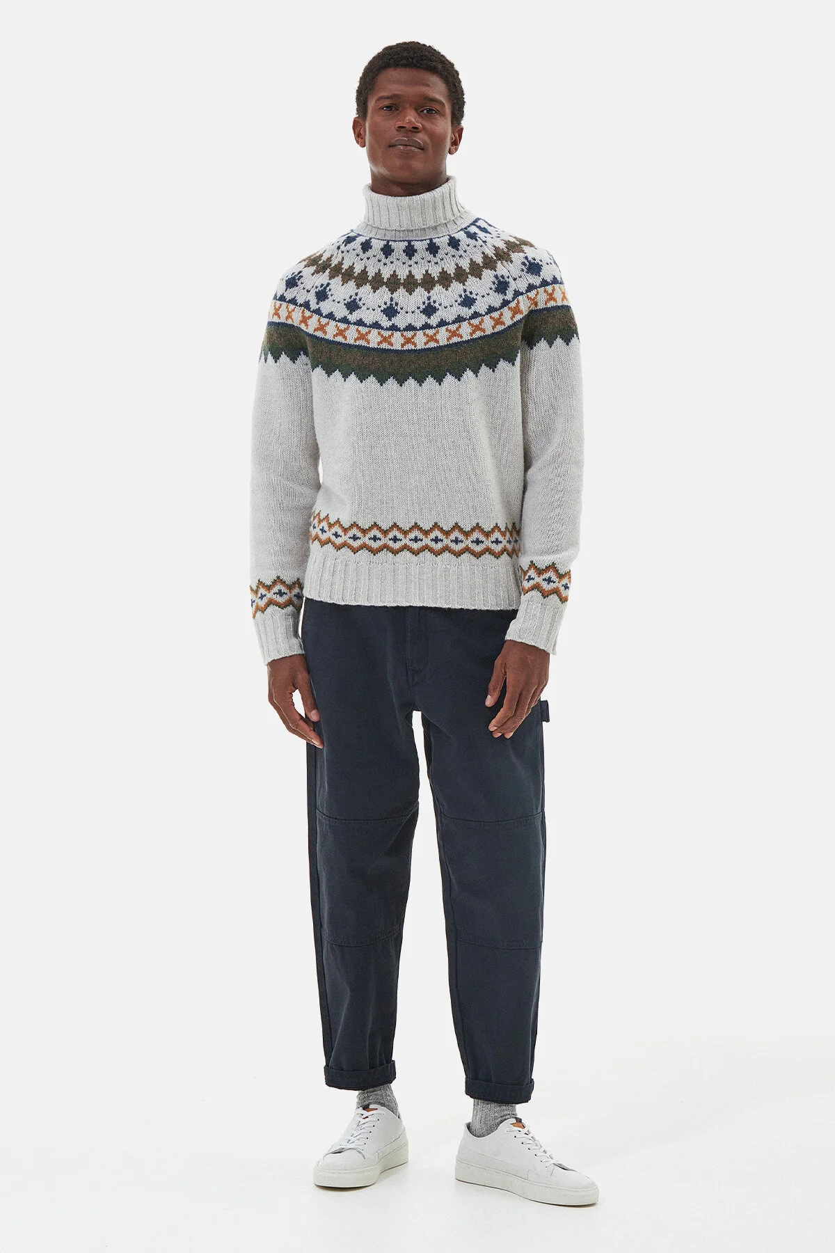 Roose Roll-Neck Jumper - WHISPER WHITE