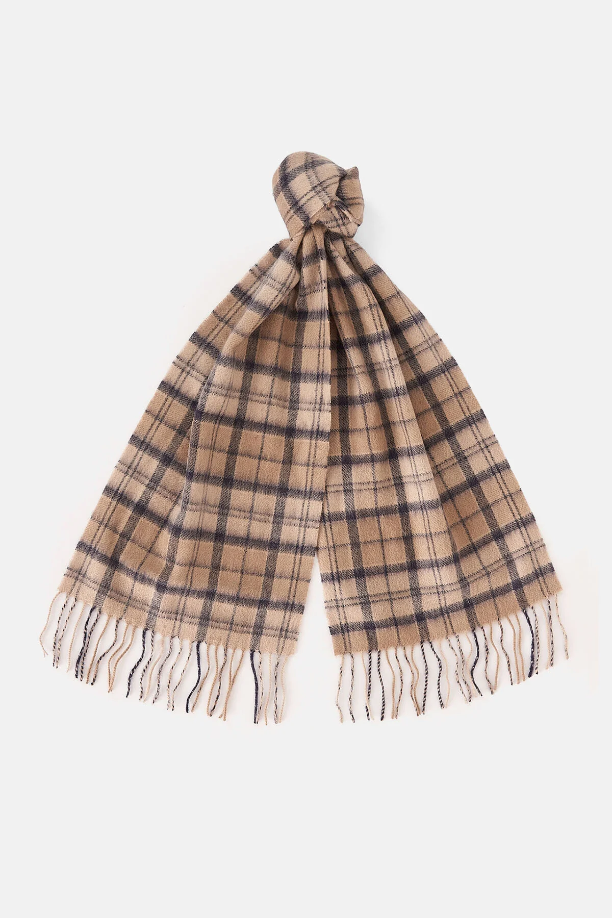 Wool Tartan Scarf & Glove - TRENCH
