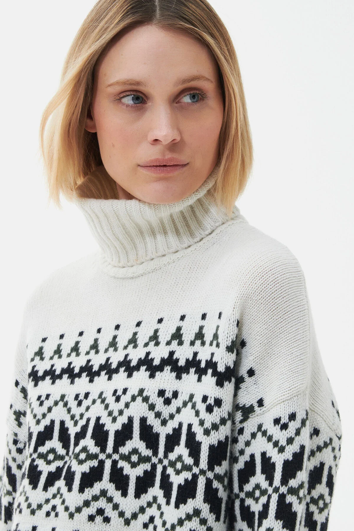 Patrisse Knitted Jumper - ANTIQUE WHITE