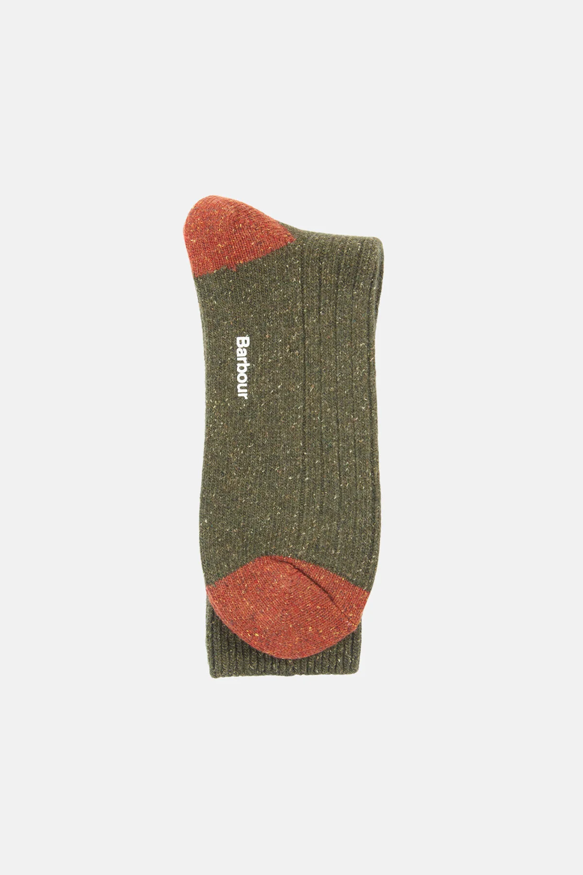 Cotton Socks - OLIVE BURNT ORANGE