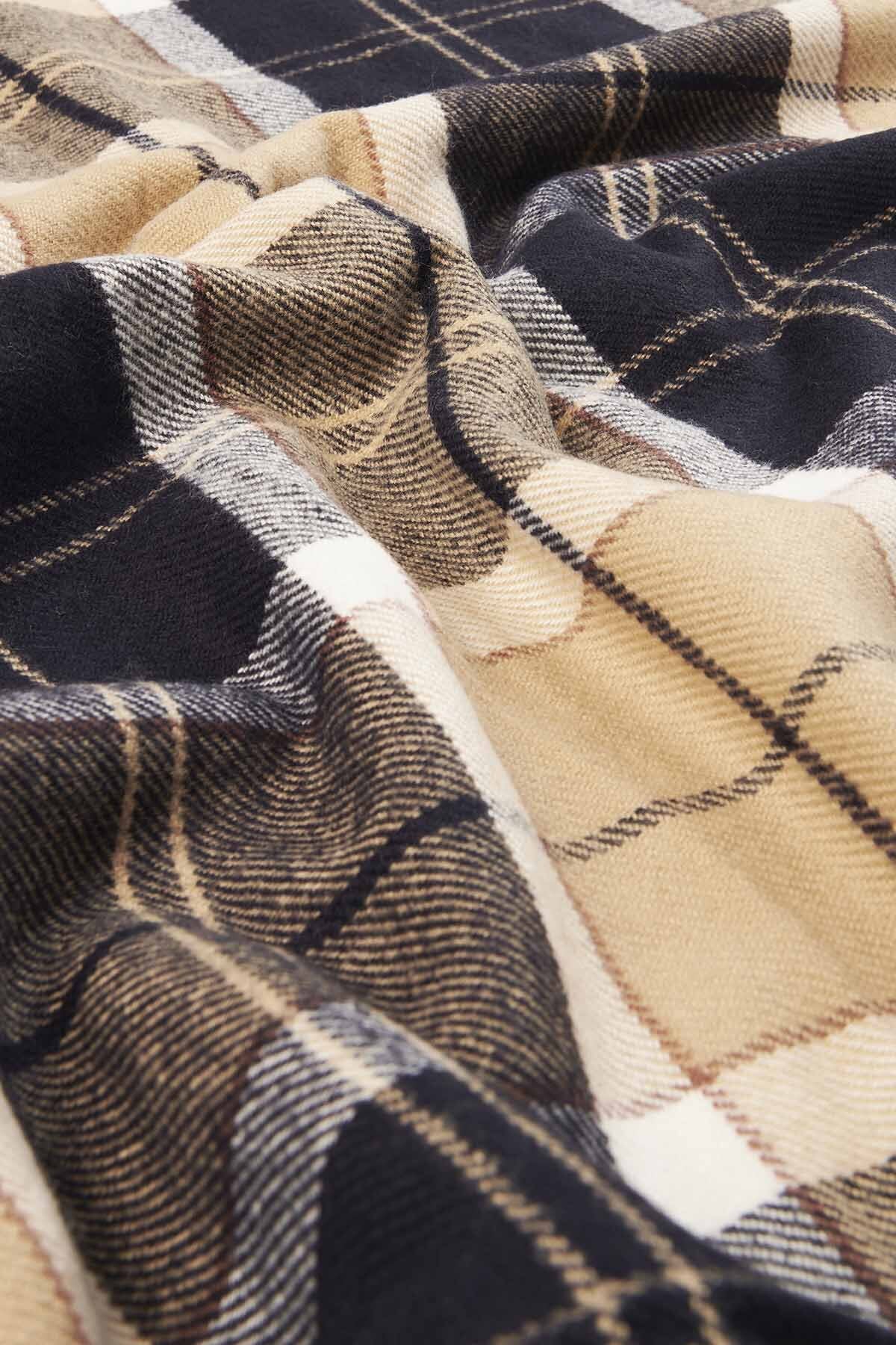 Staffin Tartan Serape - ROSEWOOD