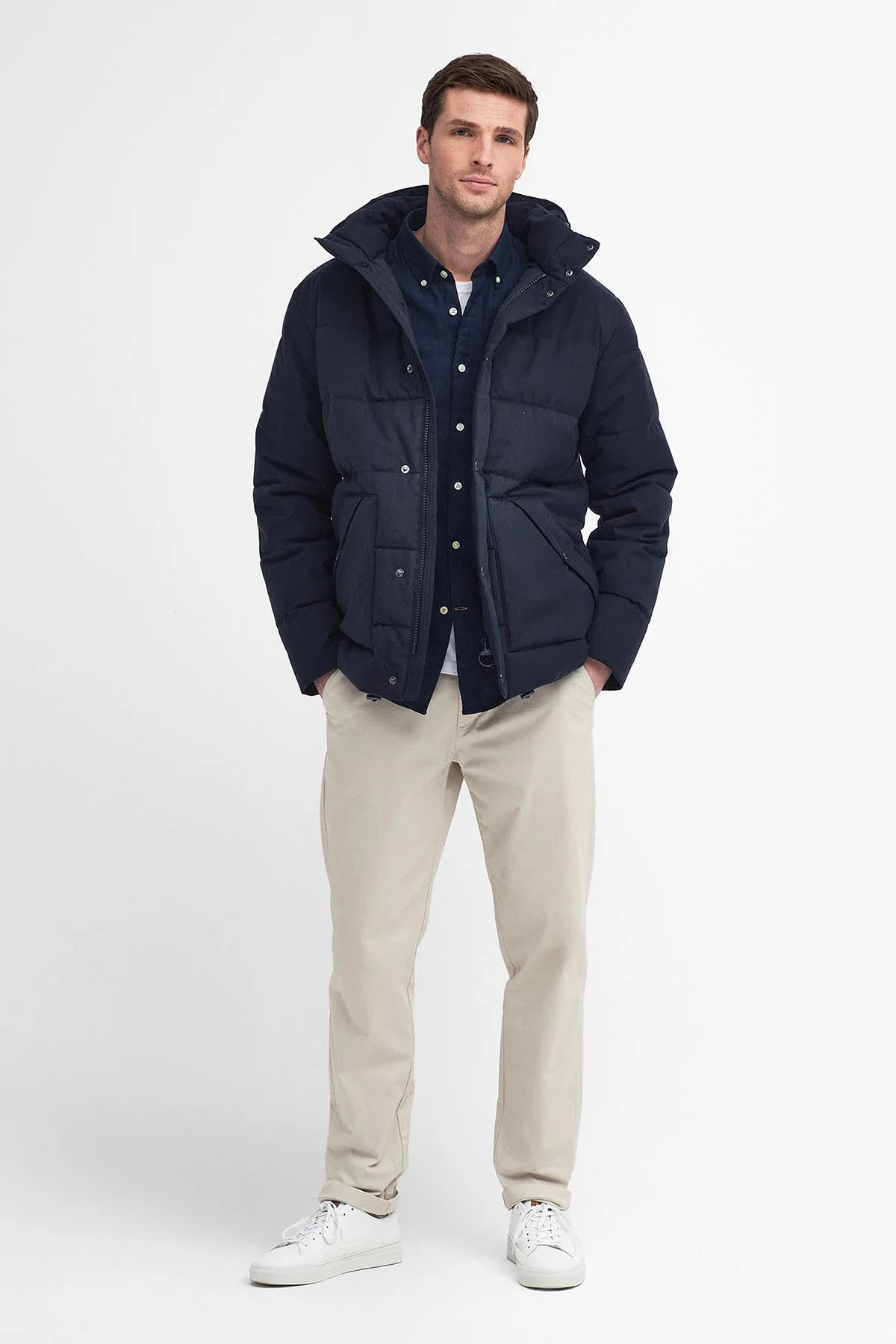 Brampton Puffer Jacket - DARK NAVY