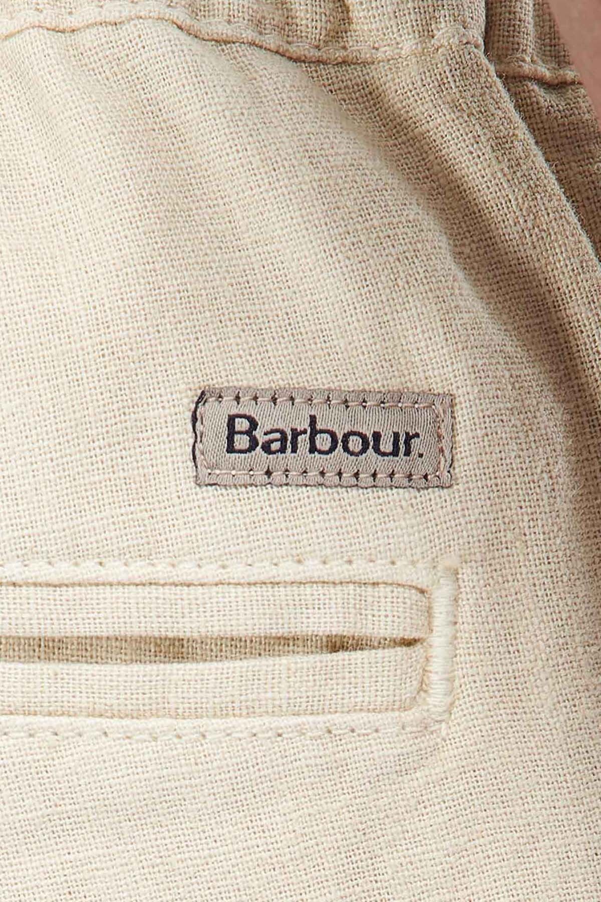 Linen Cotton Mix Shorts - LT STONE