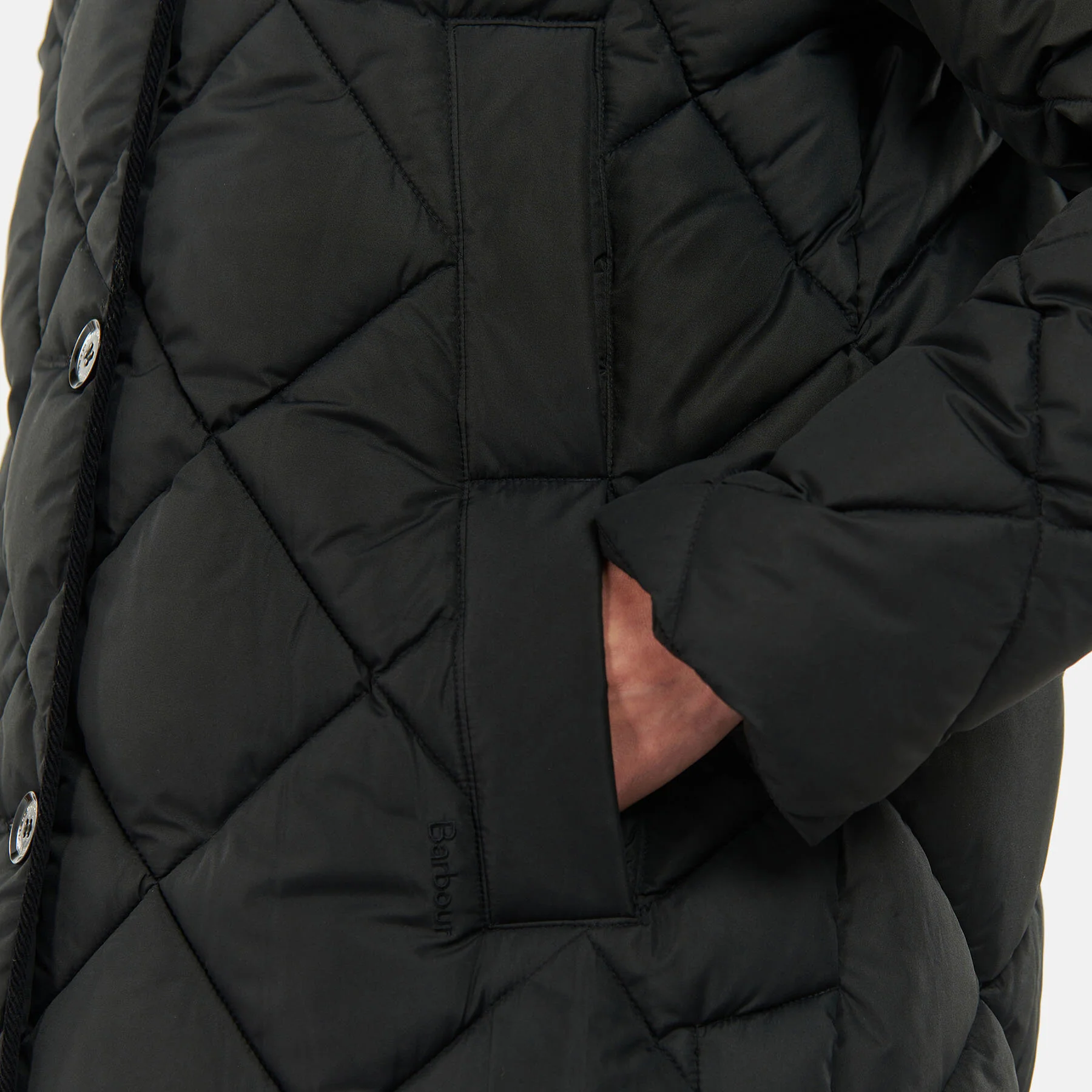 Valette Quilted Jacket - BLACK CROMPTON ONYX