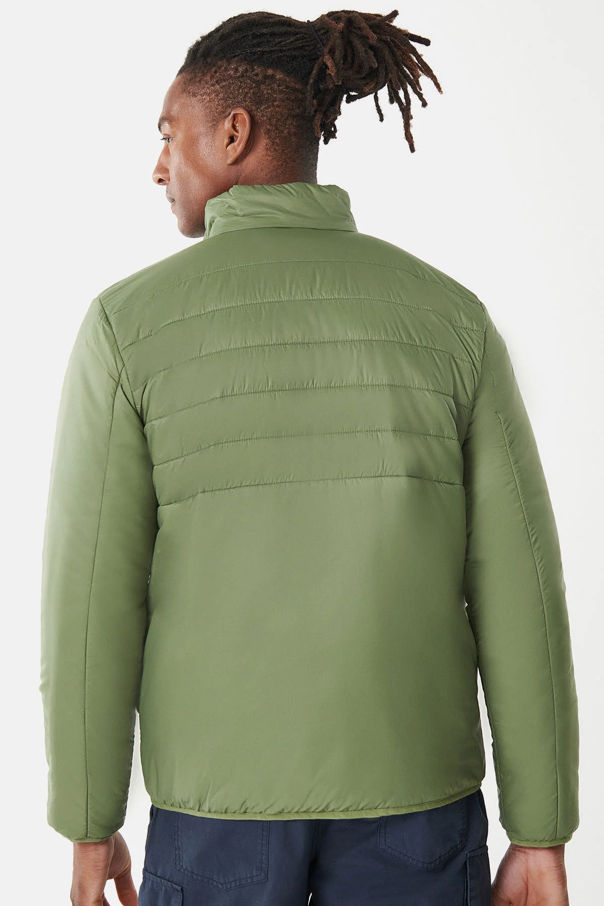 Summer Baffle quilt - OLIVINE