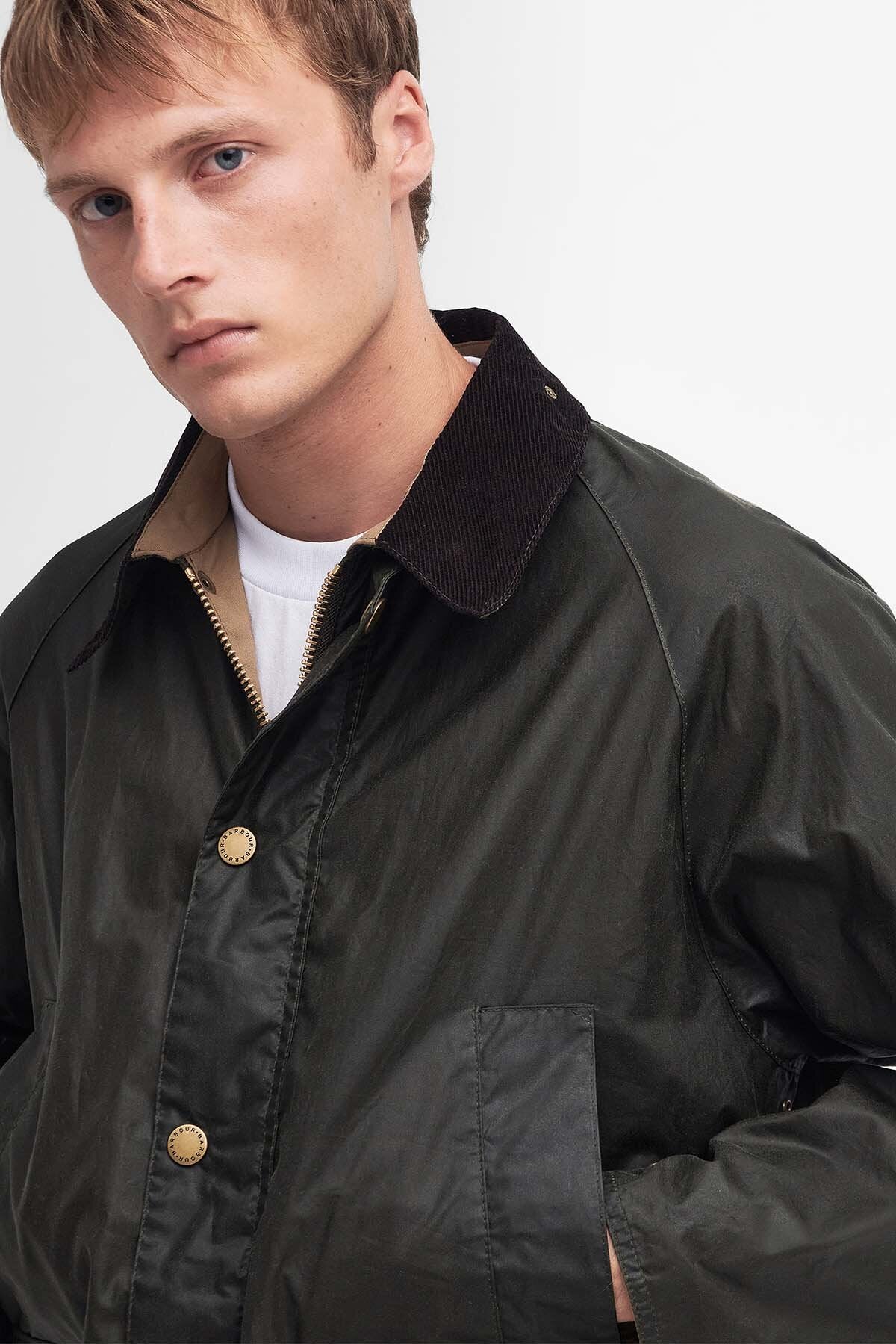 Deck Waxed Jacket - ARCHIVE OLIVE