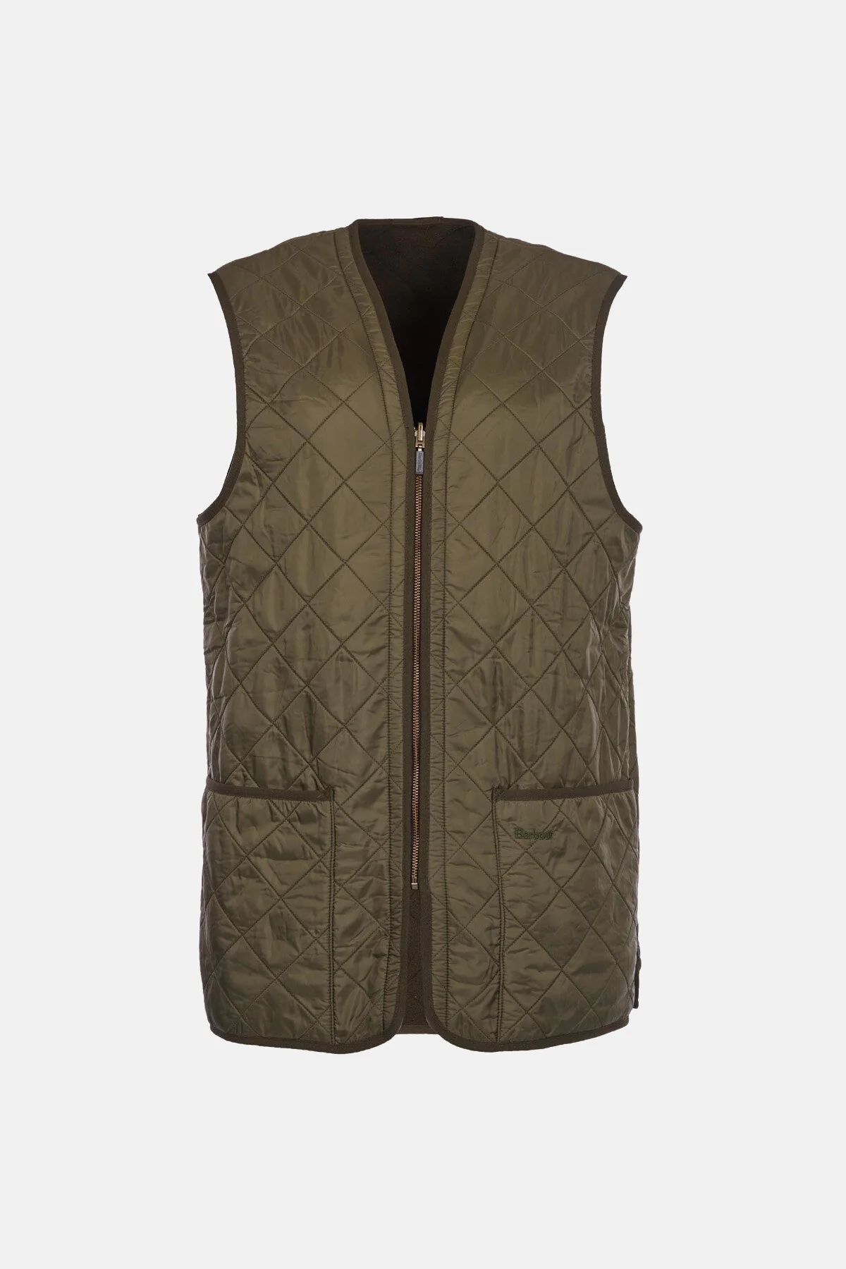 Polarquilt Waistcoat/Zip-In Liner - OLIVE