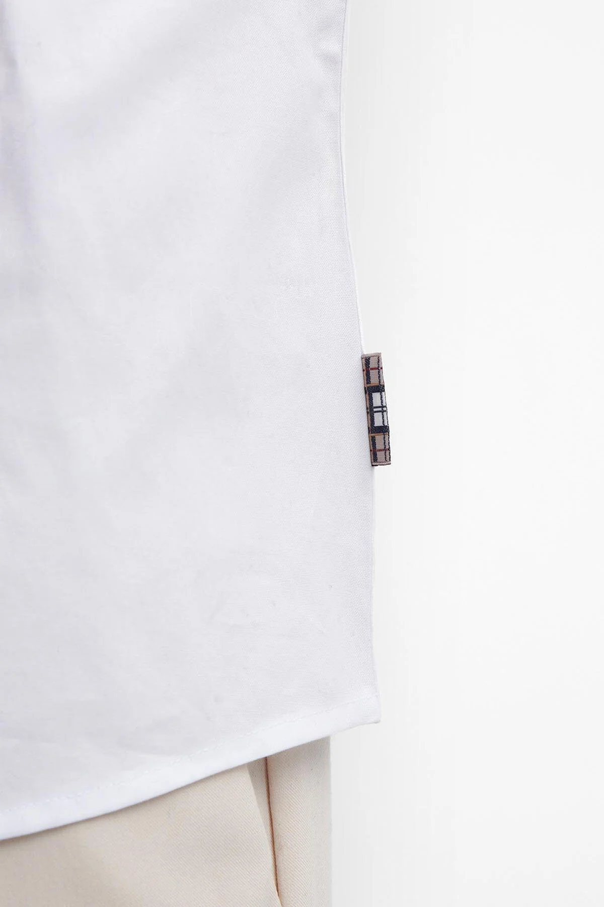 Derwent Shirt - WHITE/HESSIAN TARTAN
