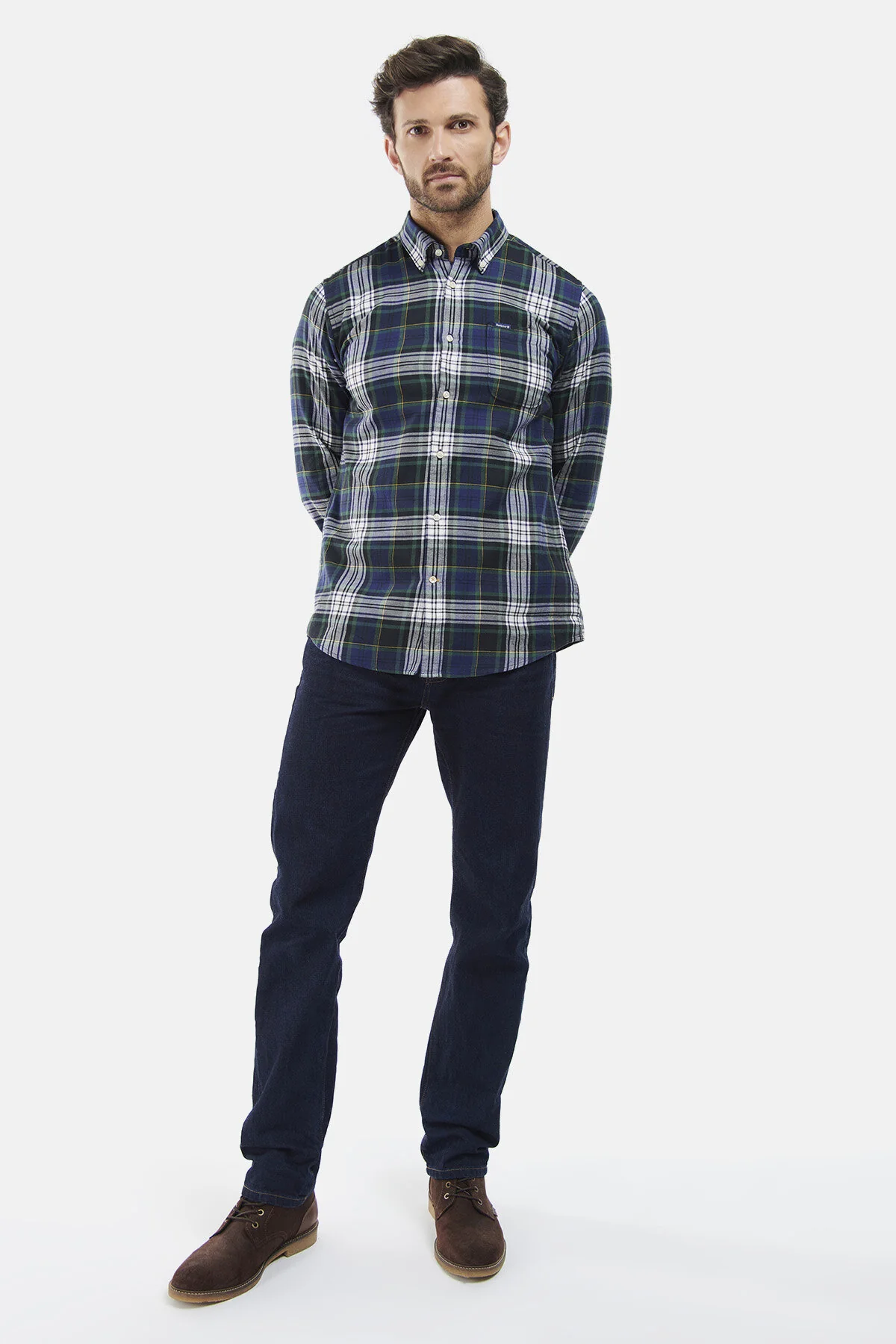 Crossfell Tailored Shirt - DEEP BLUE