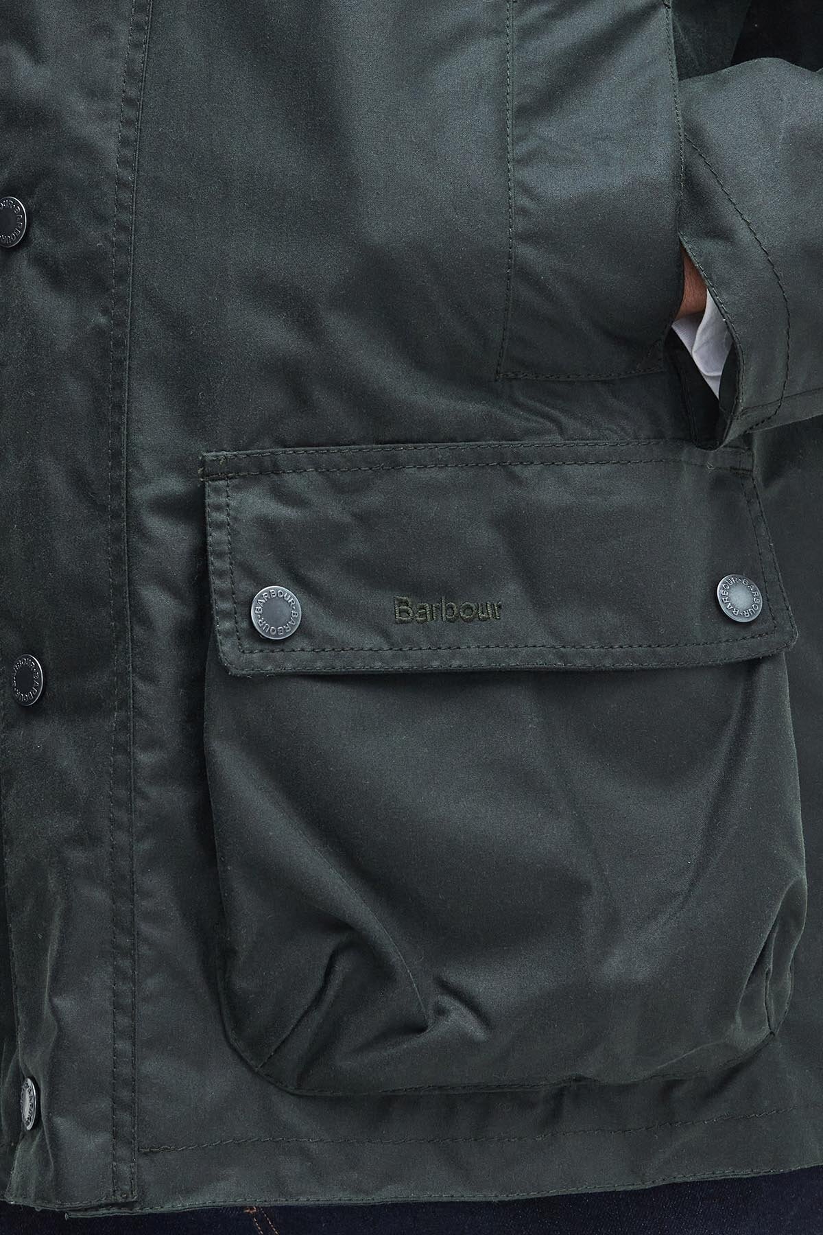 Modern Beaufort Waxed Jacket - SAGE
