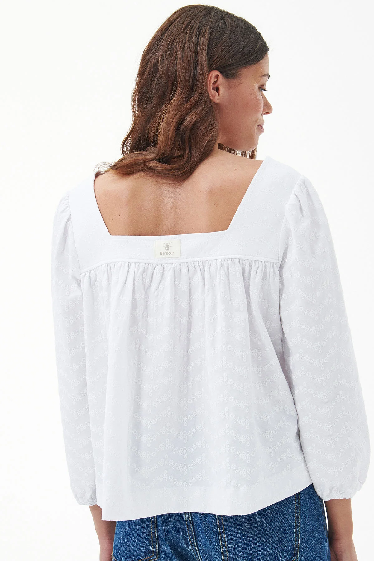 Delphinium top - WHITE