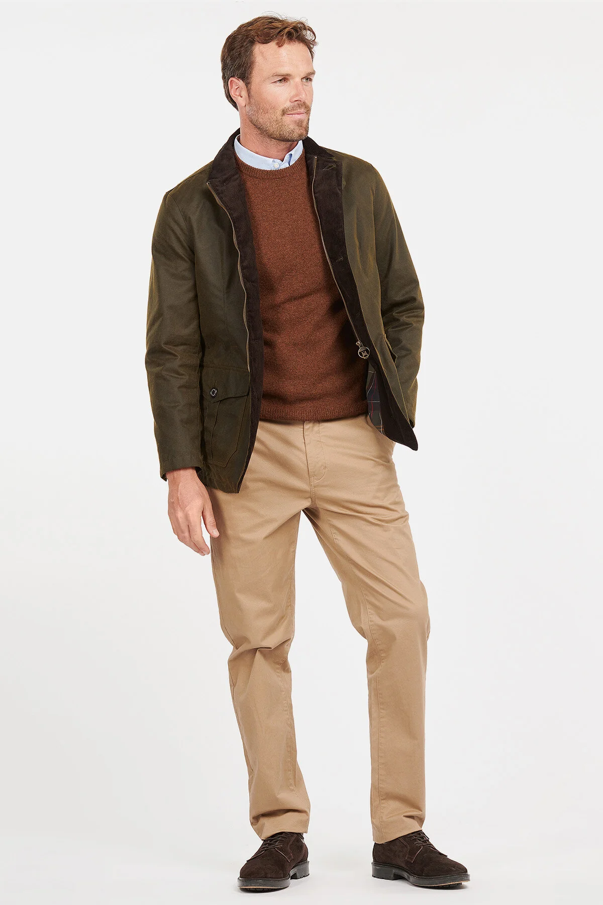 Lutz Wax Jacket - OLIVE