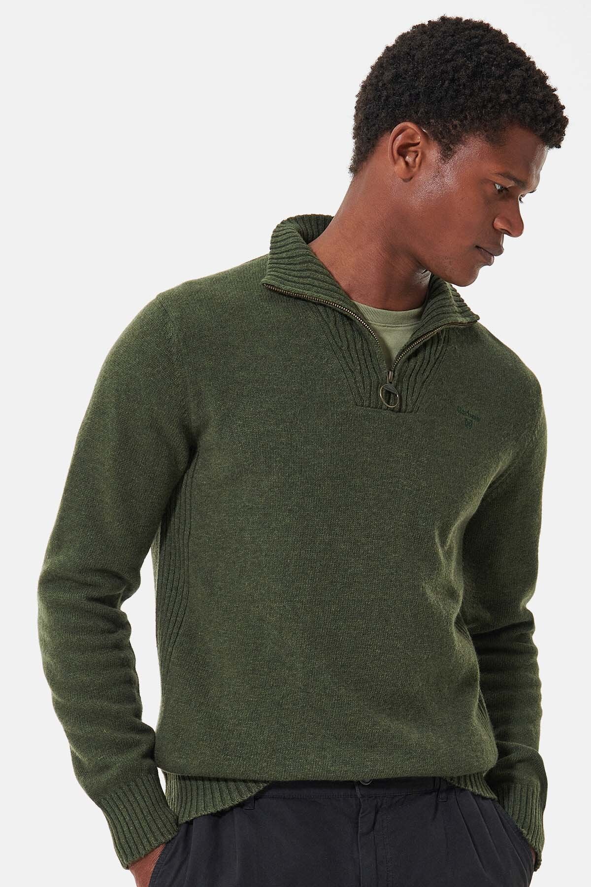 Essential Wool Sweater - MID OLIVE