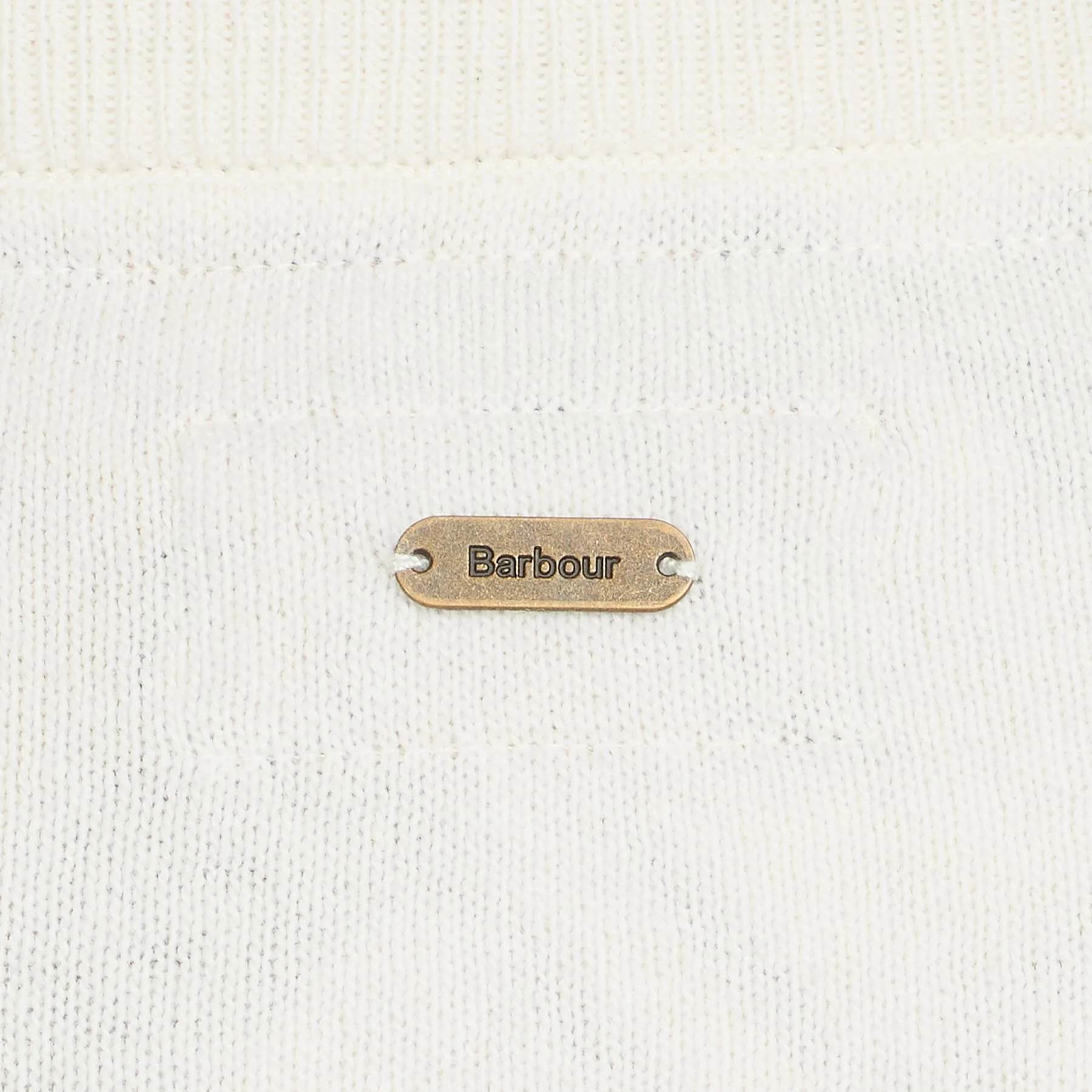Wool and Cotton Sweater - CREAM HESSIAN TARTAR