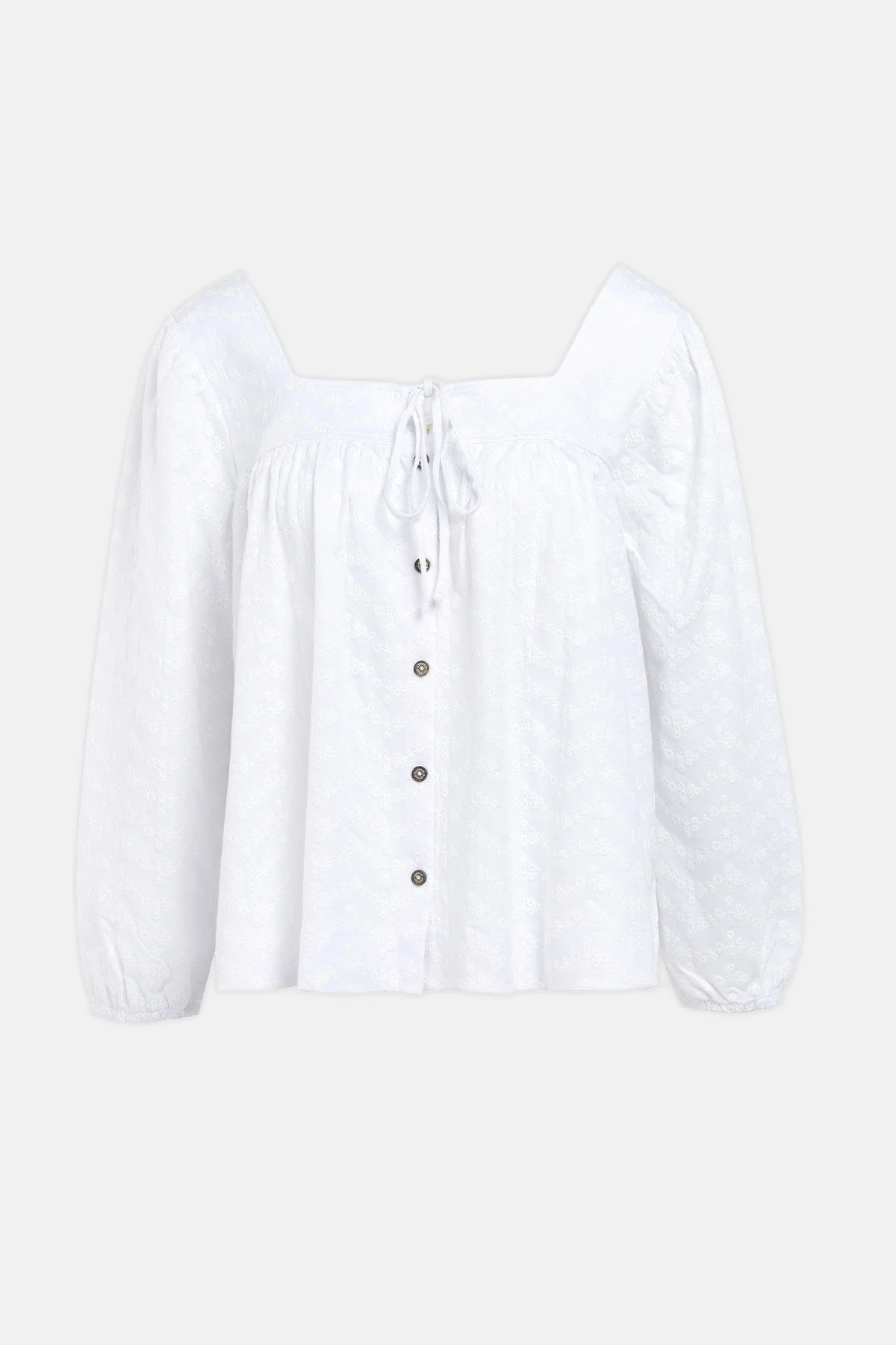 Delphinium top - WHITE
