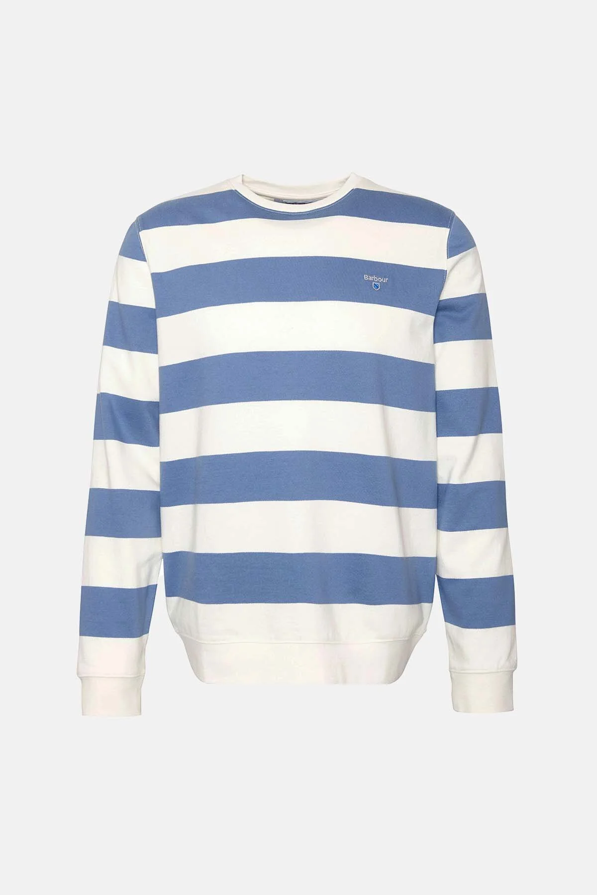 Shorwell Striped Sweatshirt - DK CHAMBRAY