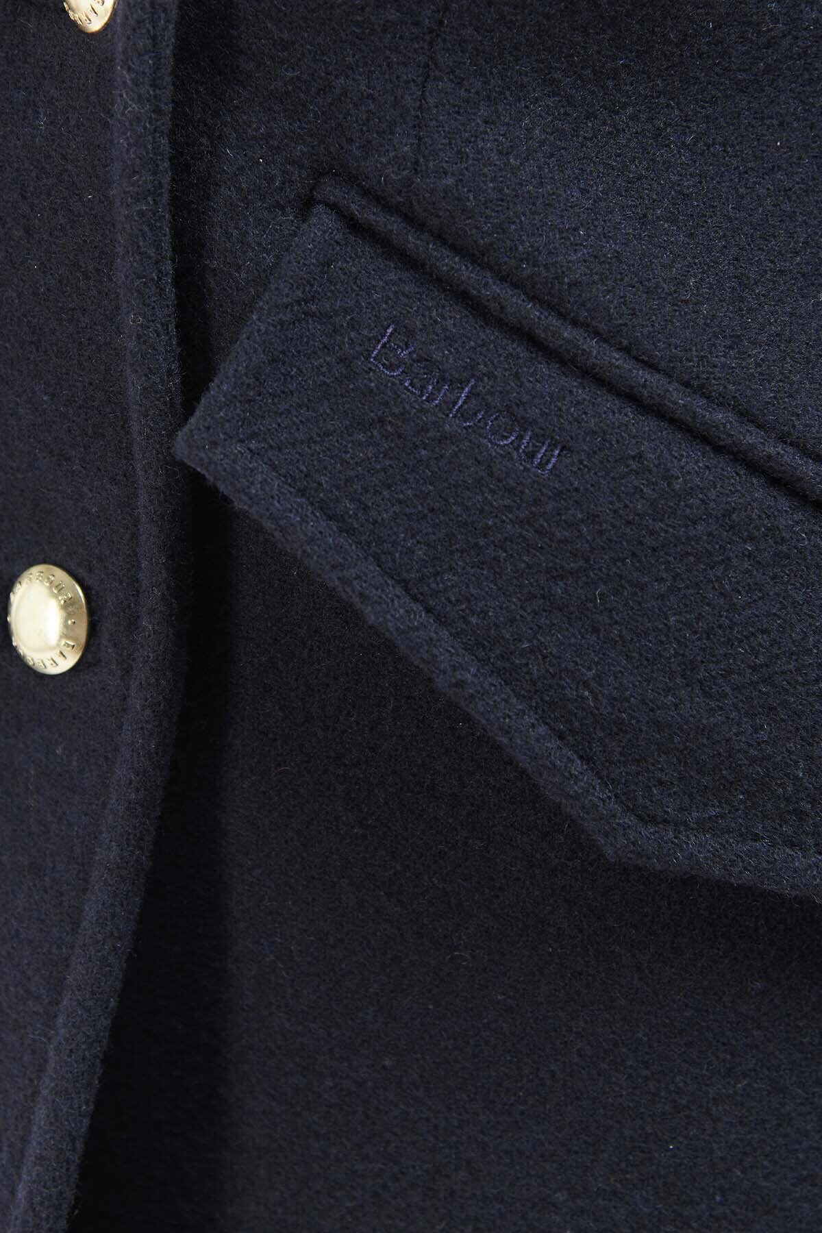 Inverraray Wool Coat - NAVY
