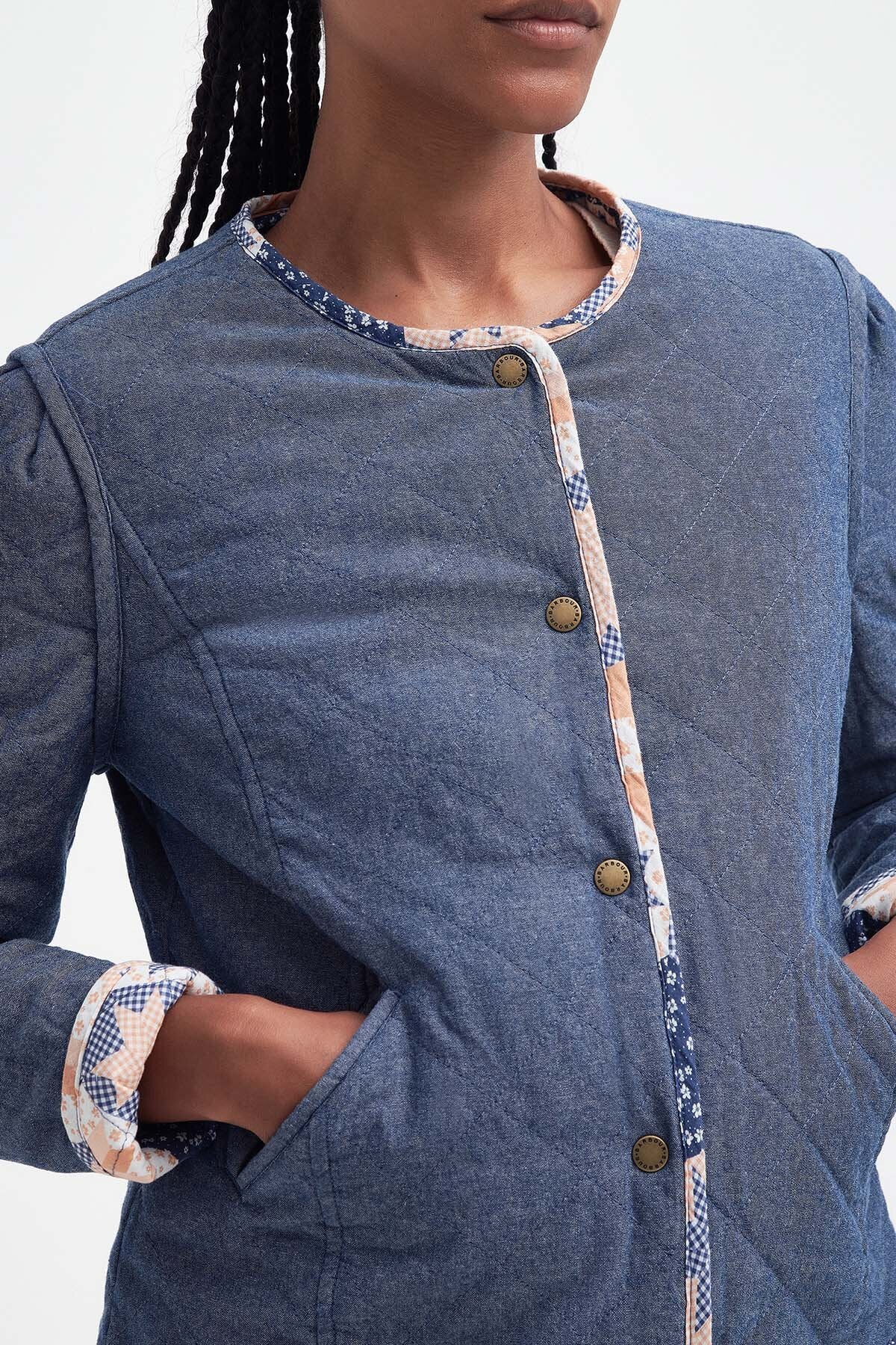 Margate Reversible Collarless Jacket - MULTI