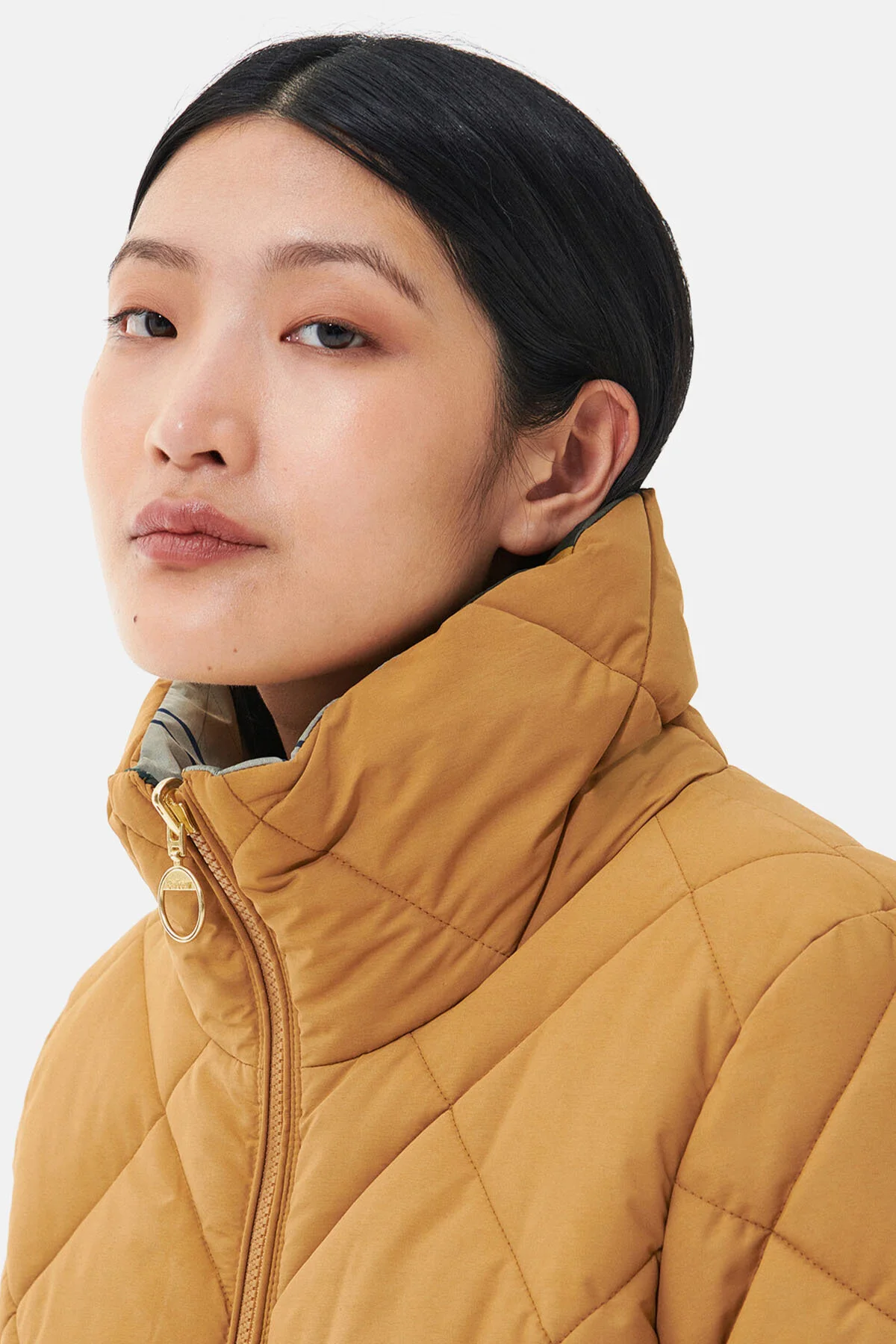 Reversible Hudswell Quilted Jacket - FAWN/ANCIENT