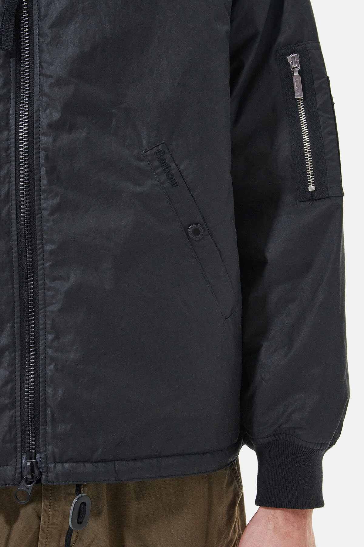 Flyer Wax Field Jacket - BLACK