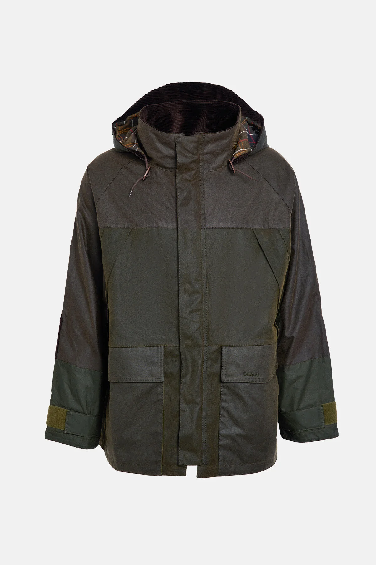 Short Field Wax Parka Jacket - OLIVE