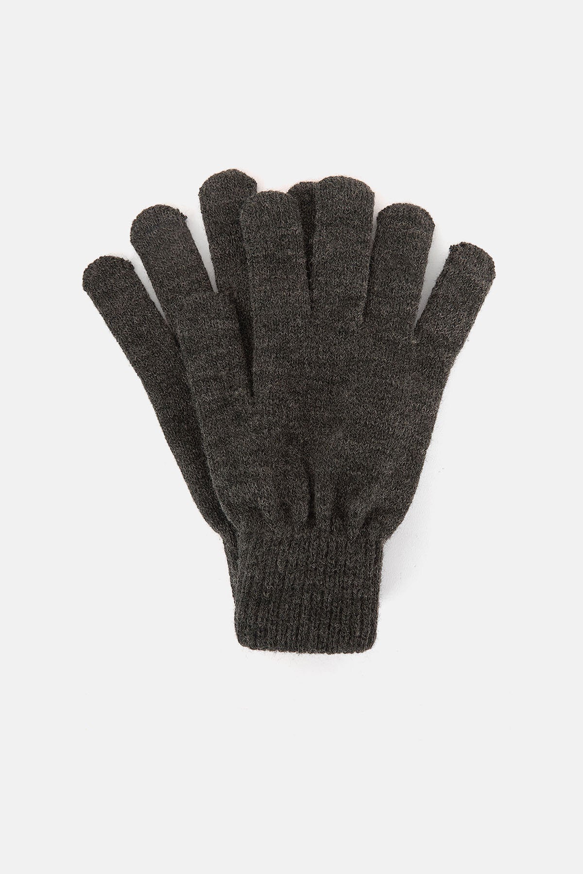 Tartan Scarf & Glove Gift Set - BLACK SLATE TARTAN