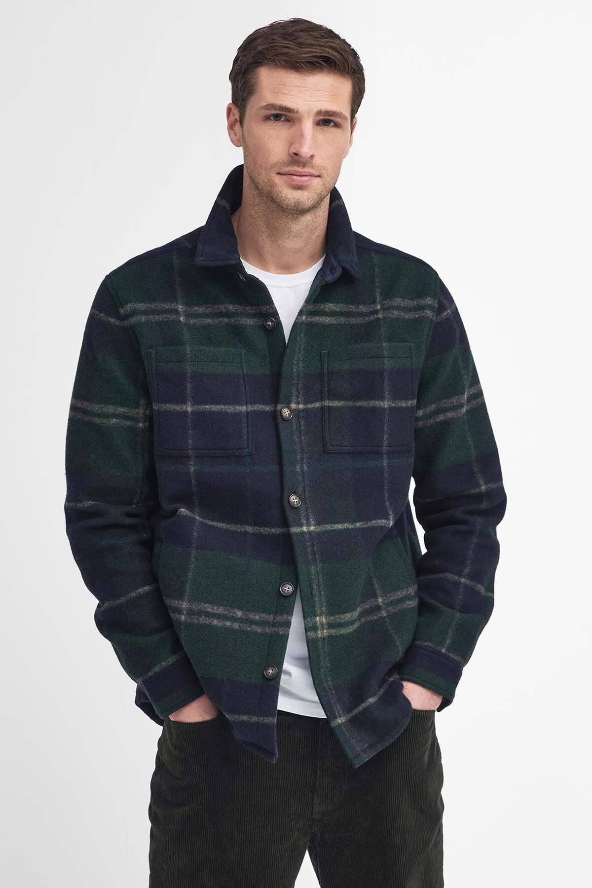 Chapter Check Overshirt - GREEN LOCH TARTAN