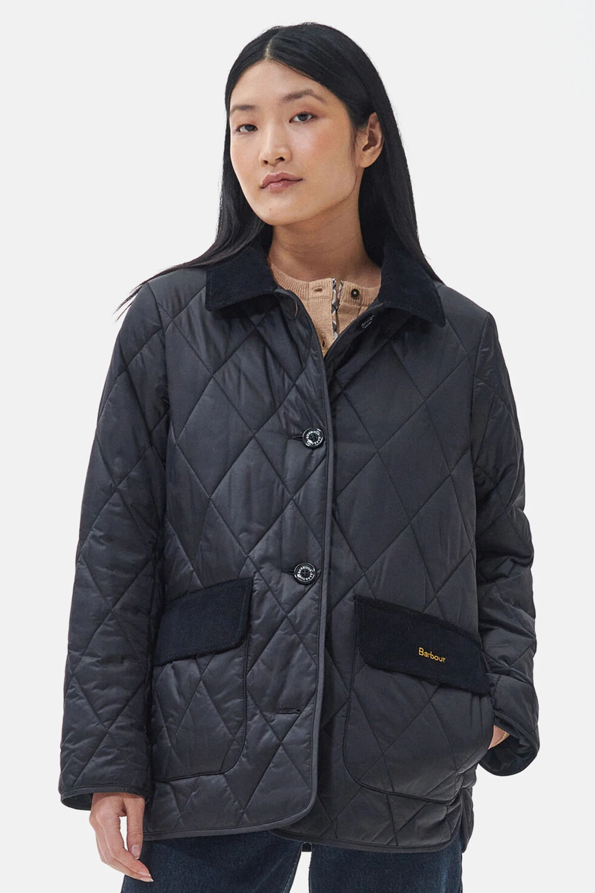 Bragar Quilted Jacket - BLACK/ANCIENT