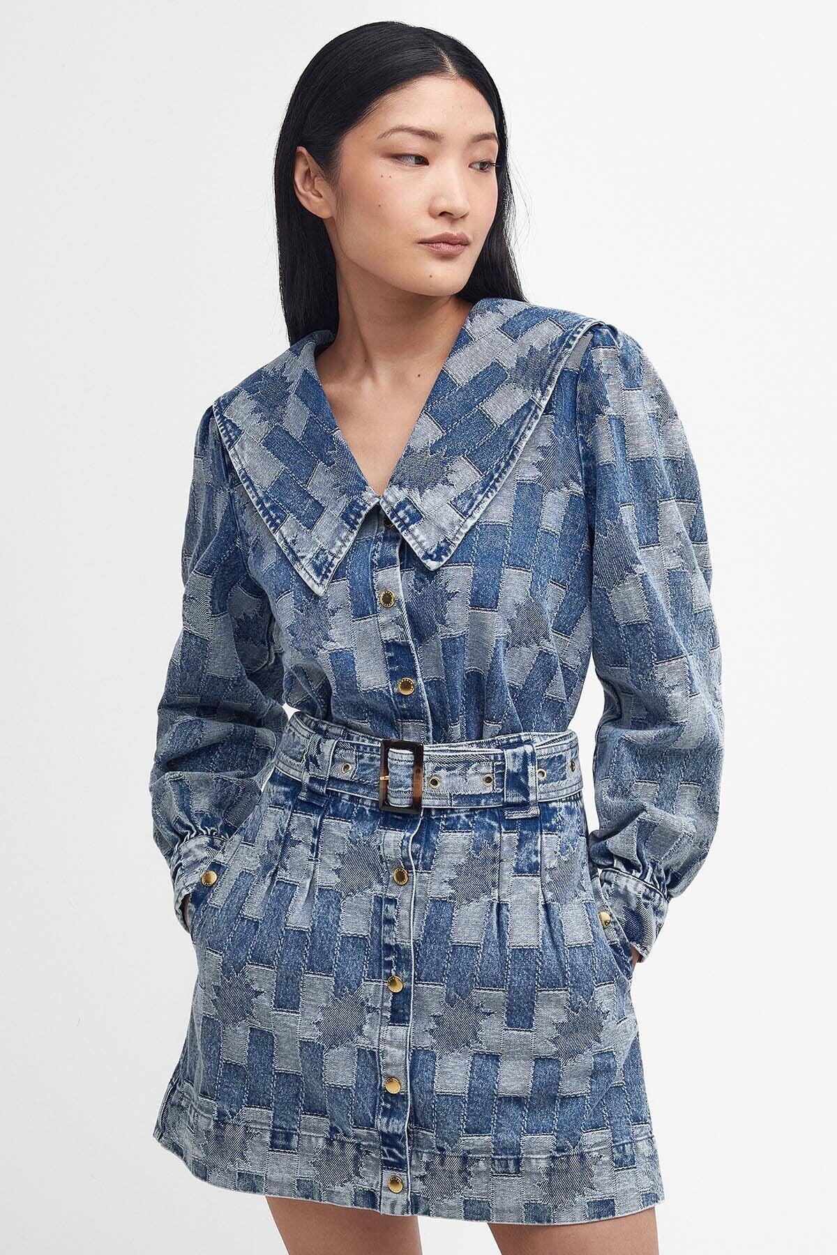 Bowhill Patchwork Denim Shirt - PATCHWORK DENIM