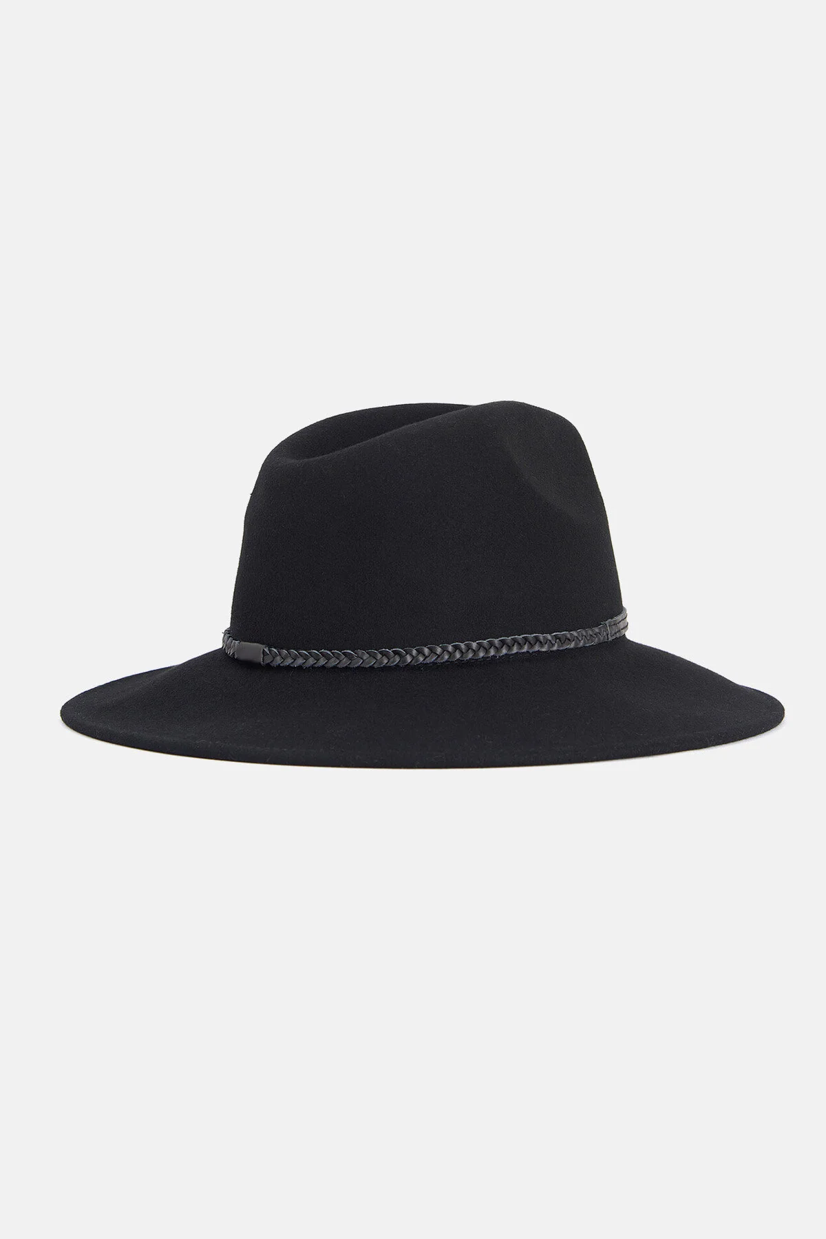 Pure Wool Fedora - BLACK