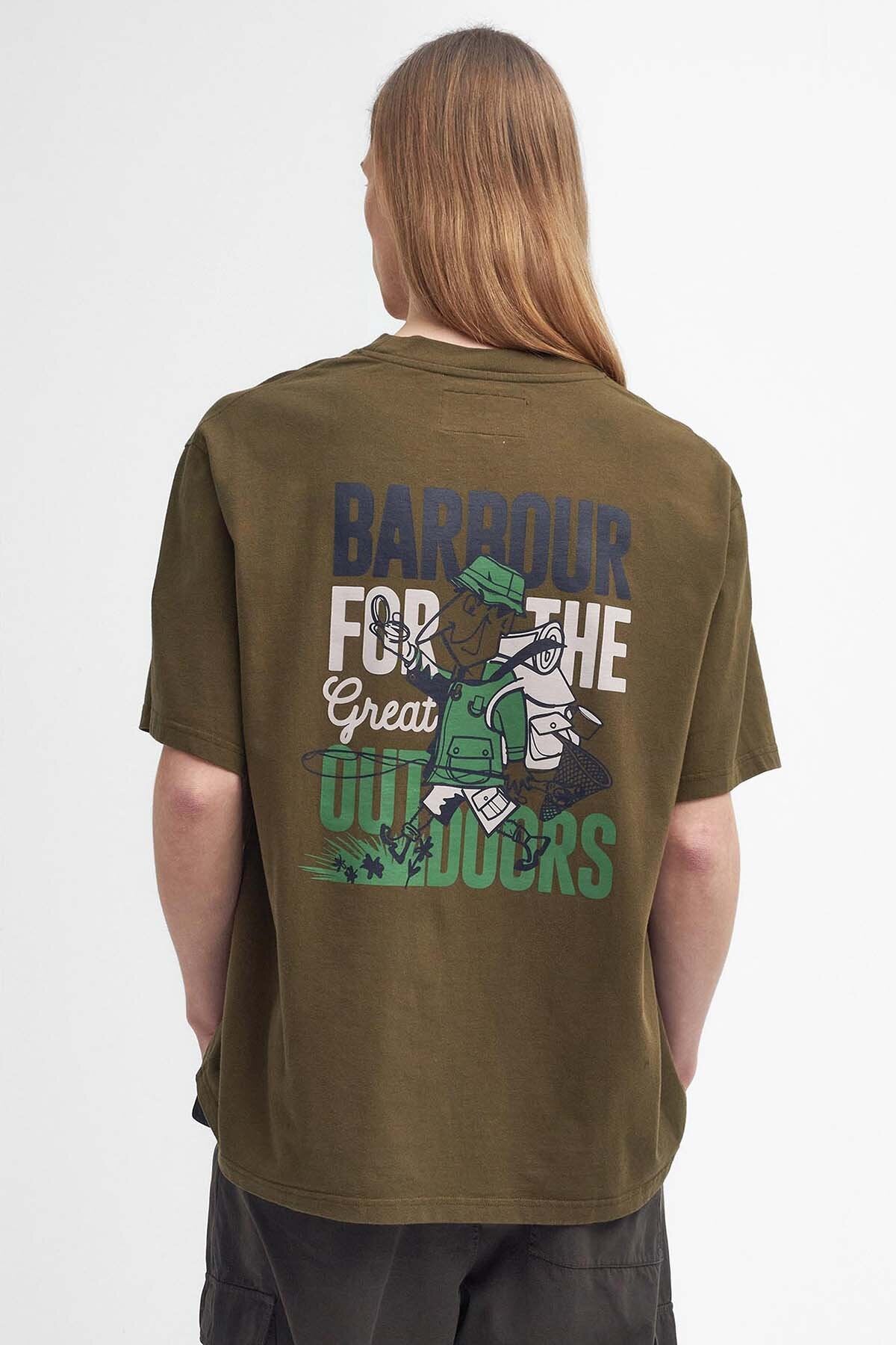 Leonard Oversized Graphic T-Shirt - LIGHT SAGE