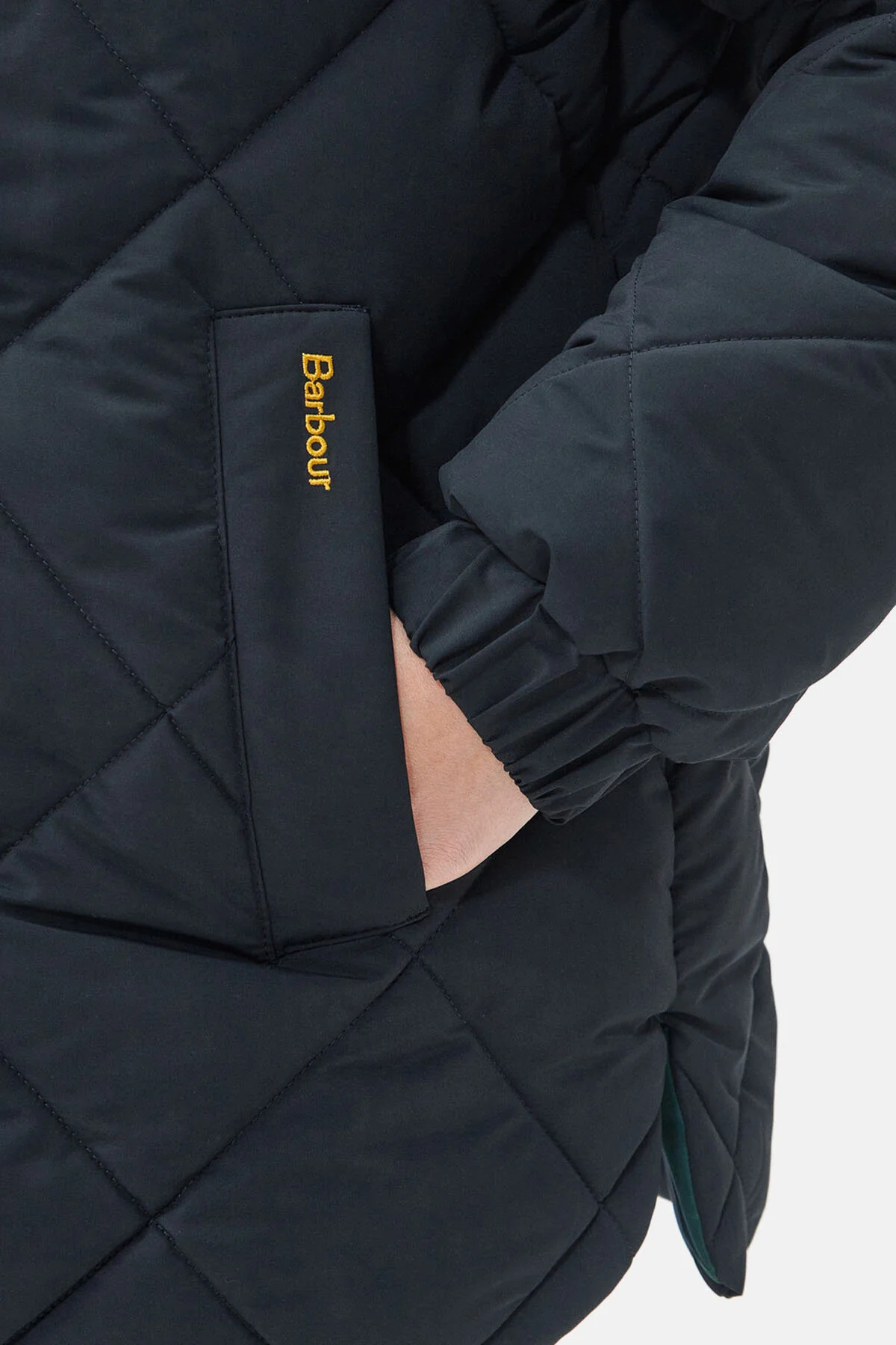 Reversible Hudswell Quilted Jacket - BLACK/BLACK/SAGE TAR